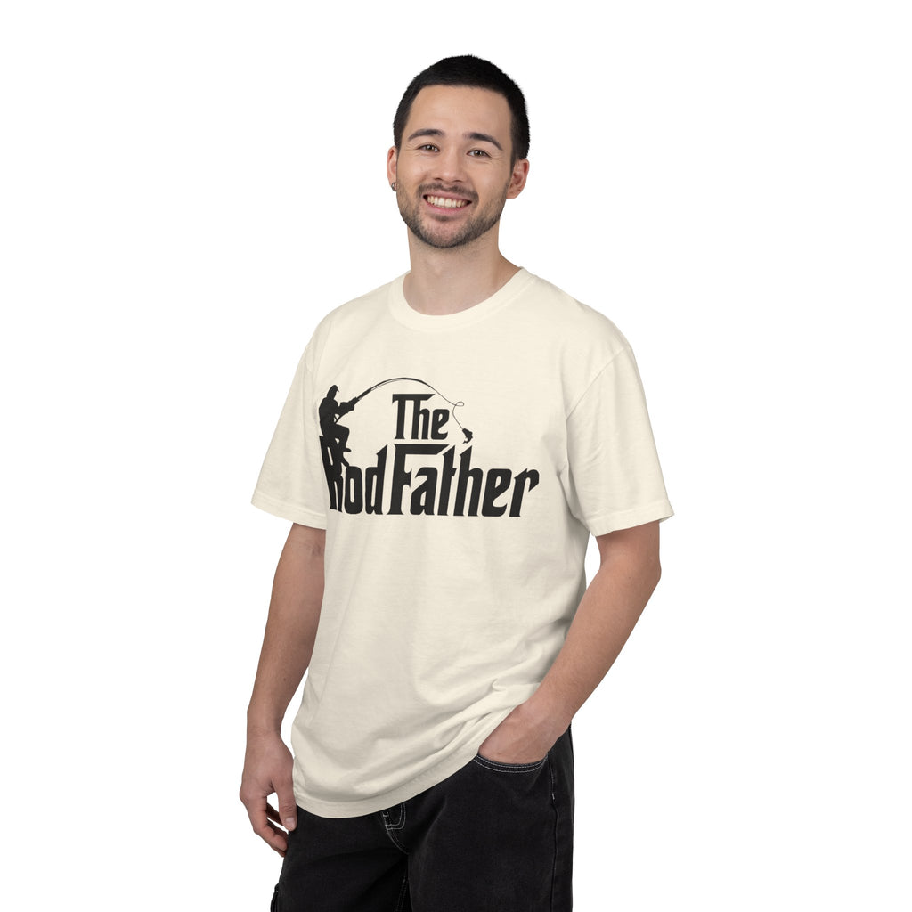 Fishing T-Shirt — “The Rod Father” Funny Angler Tee