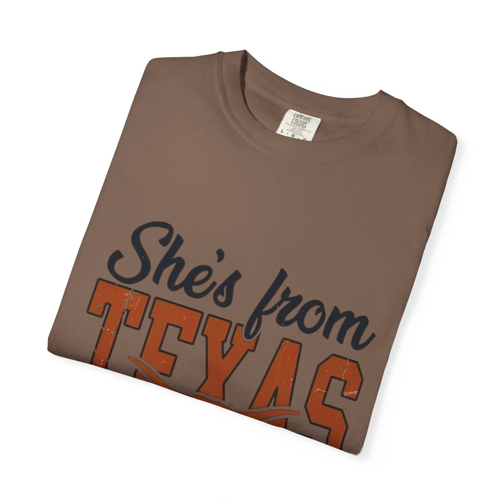 She's From Texas I Can Tell T-Shirt — Texas Pride Graphic Tee
