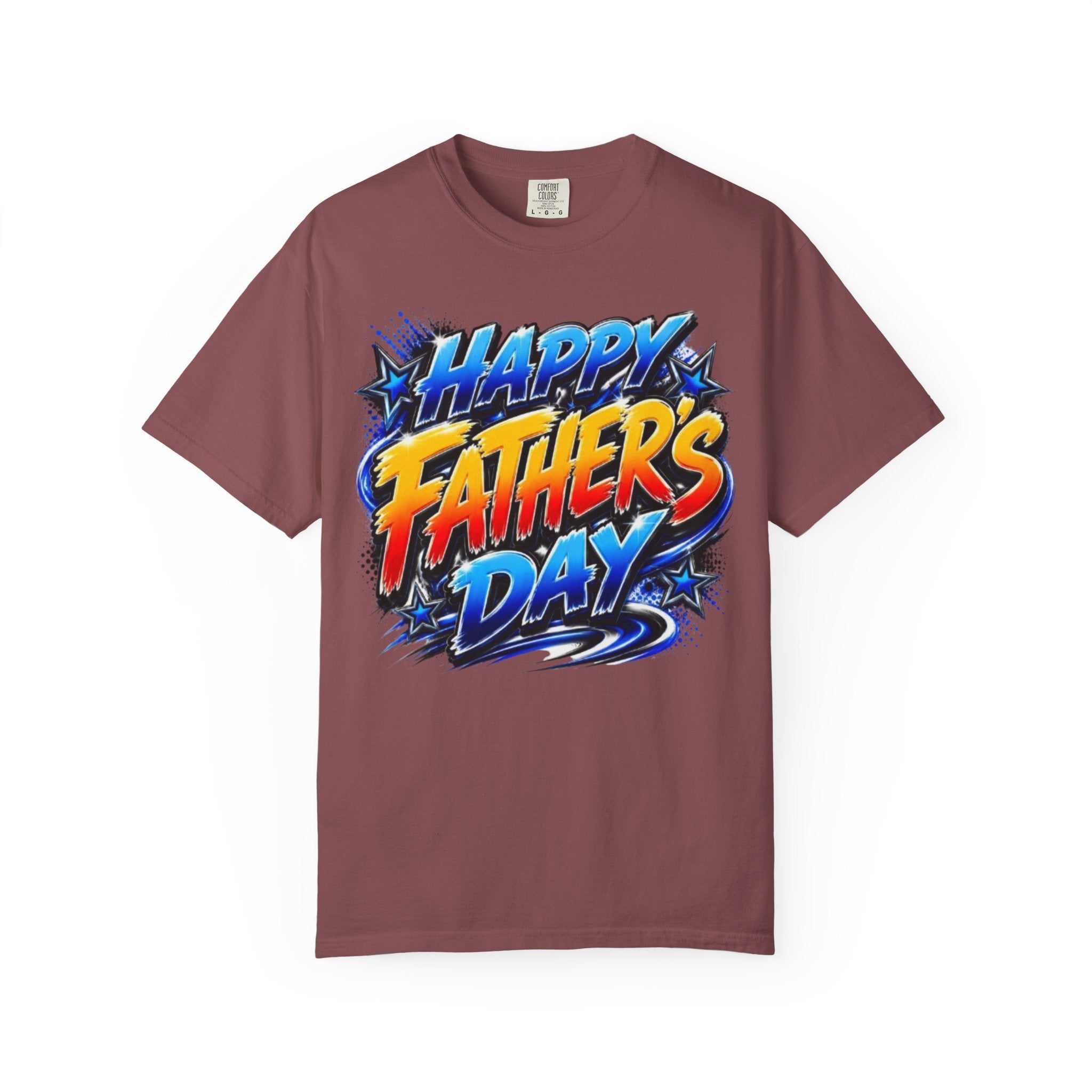 Father's Day Graphic T-Shirt — 'Happy Father's Day' Bold Retro Design