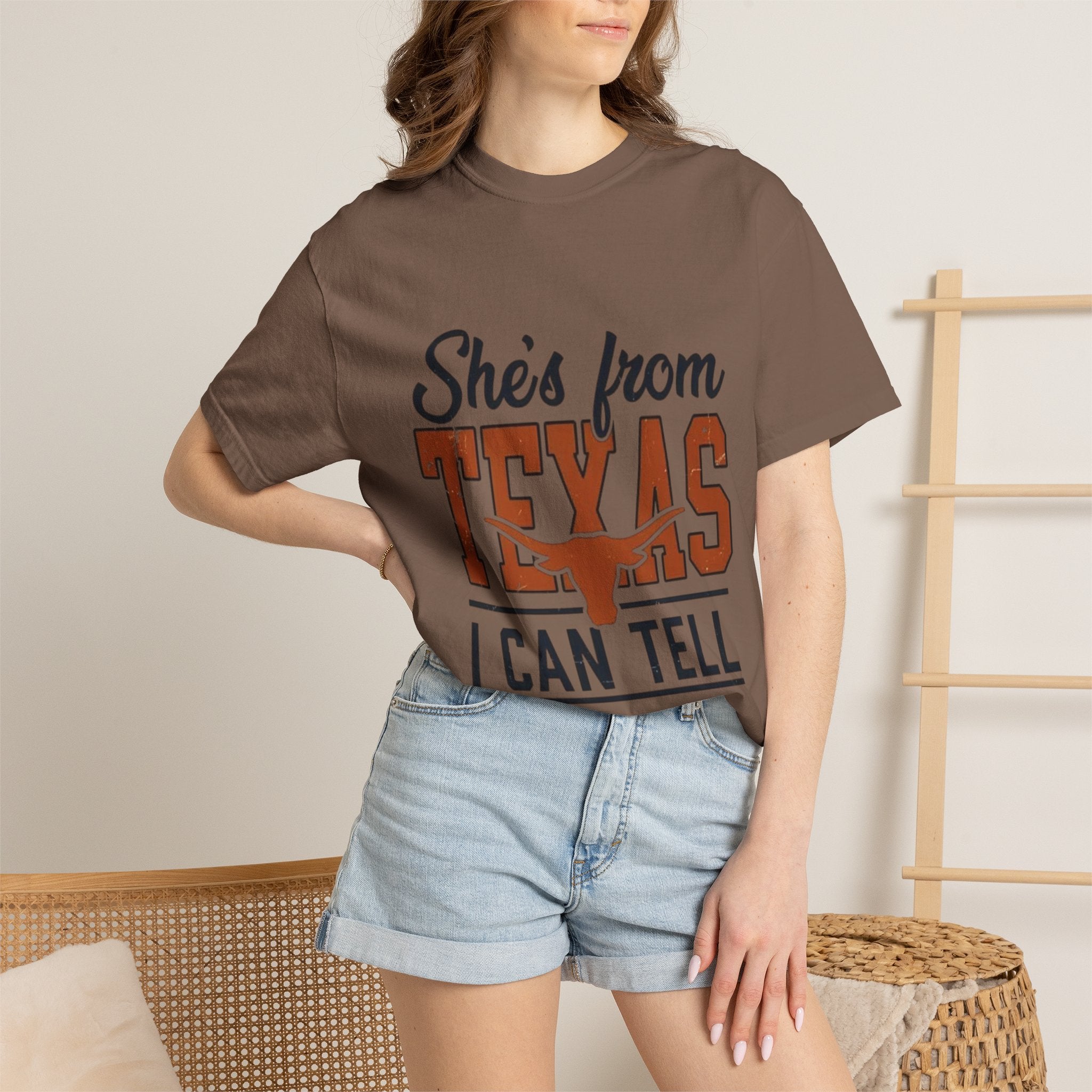 She's From Texas I Can Tell T-Shirt — Texas Pride Graphic Tee