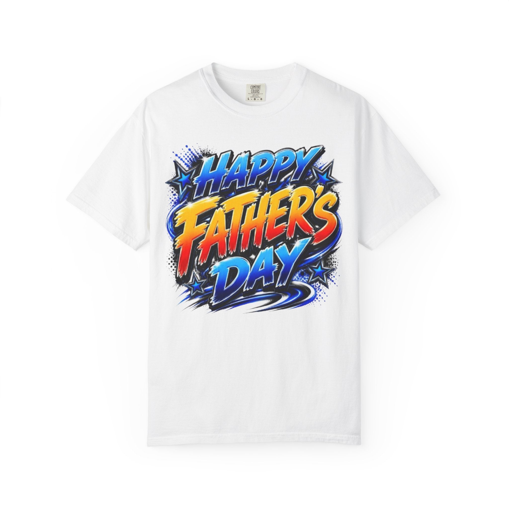 Father's Day Graphic T-Shirt — 'Happy Father's Day' Bold Retro Design