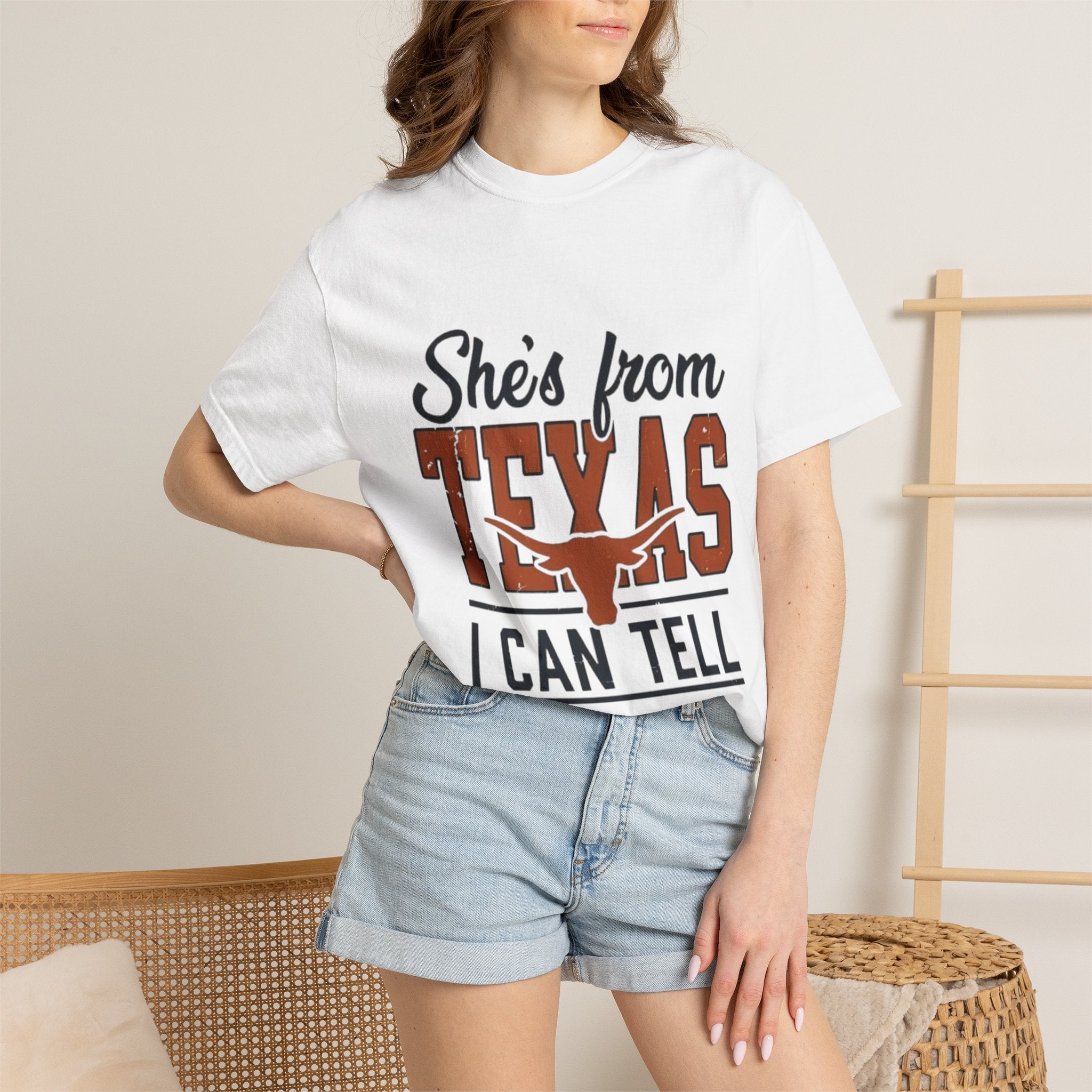 She's From Texas I Can Tell T-Shirt — Texas Pride Graphic Tee