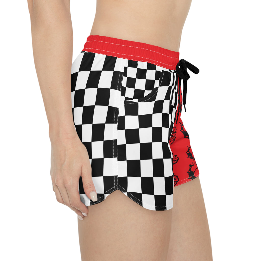 Bulldog Checkerboard Women's Shorts