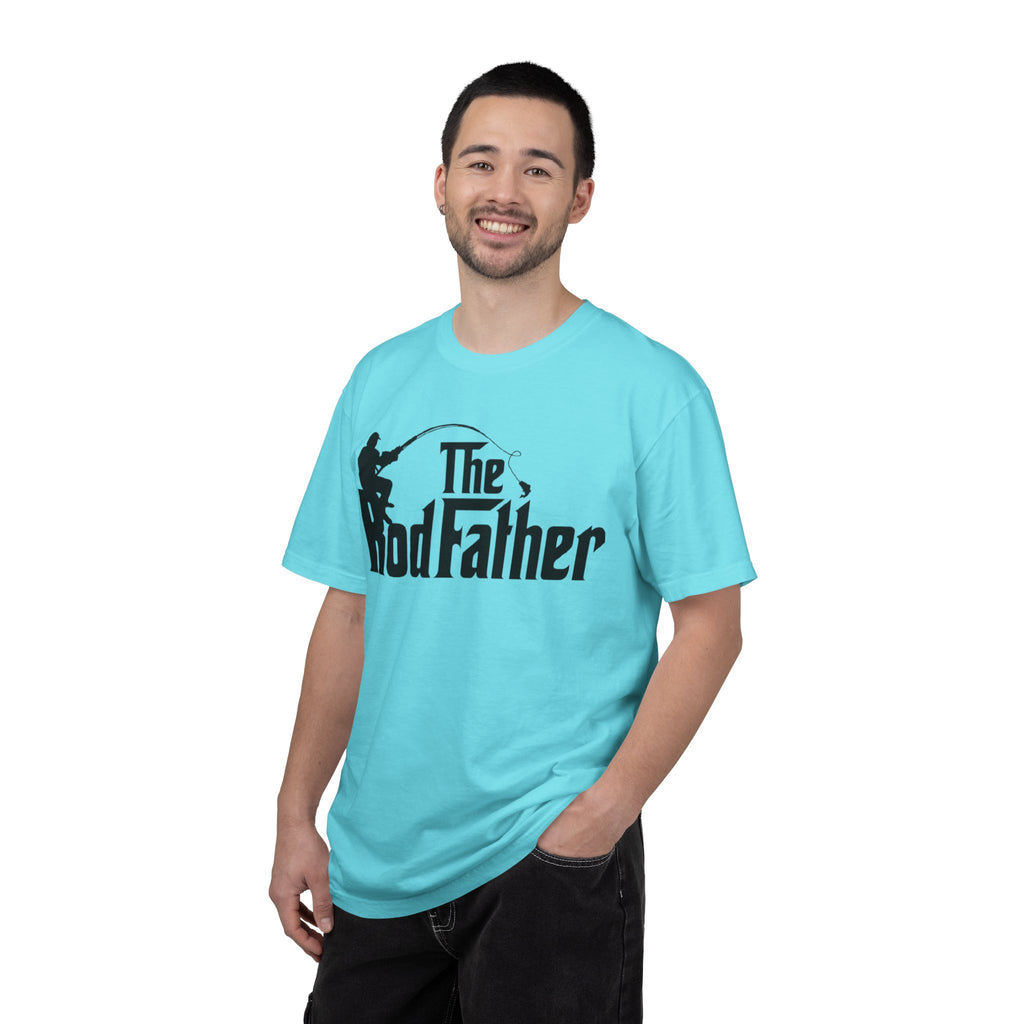 Fishing T-Shirt — “The Rod Father” Funny Angler Tee
