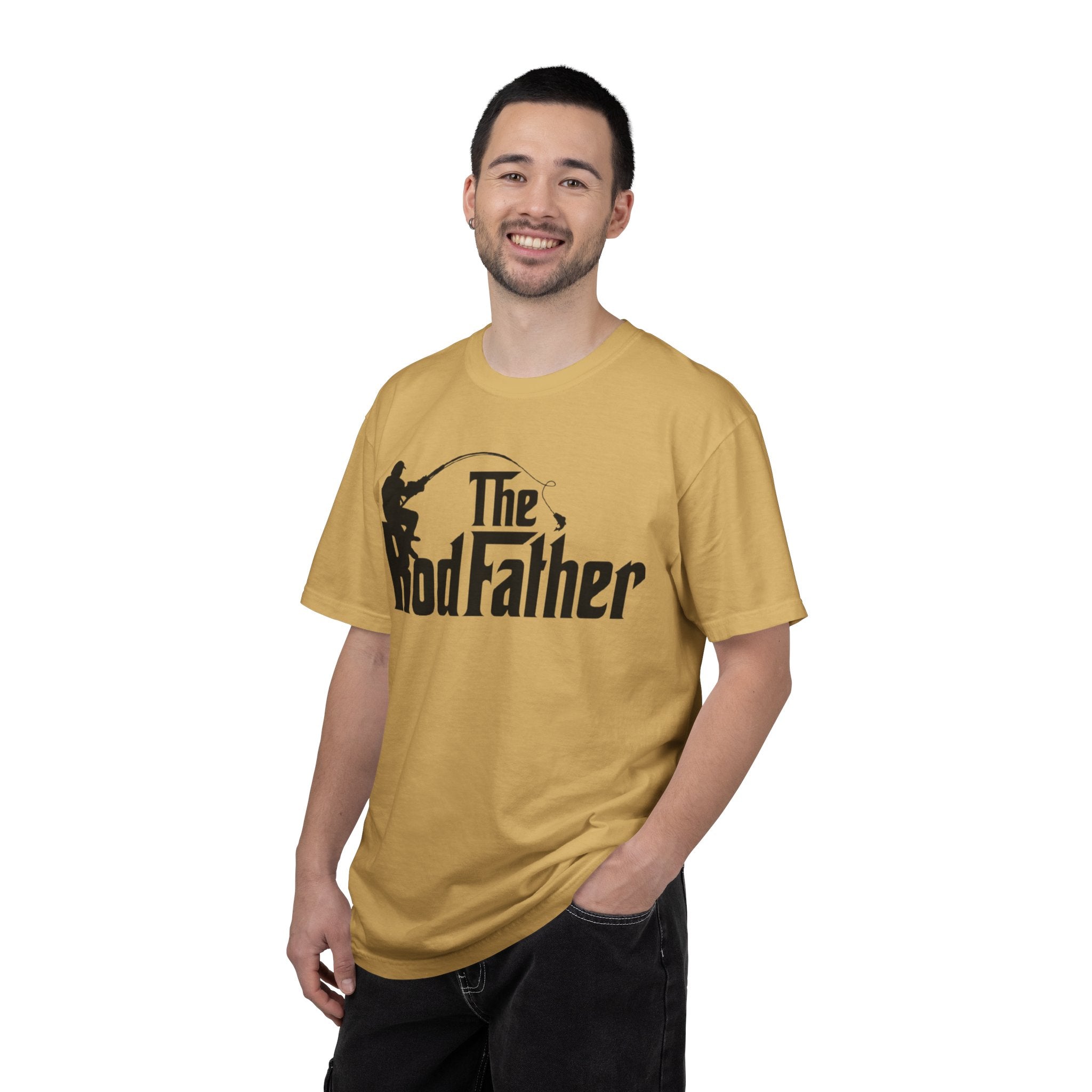 Fishing T-Shirt — “The Rod Father” Funny Angler Tee