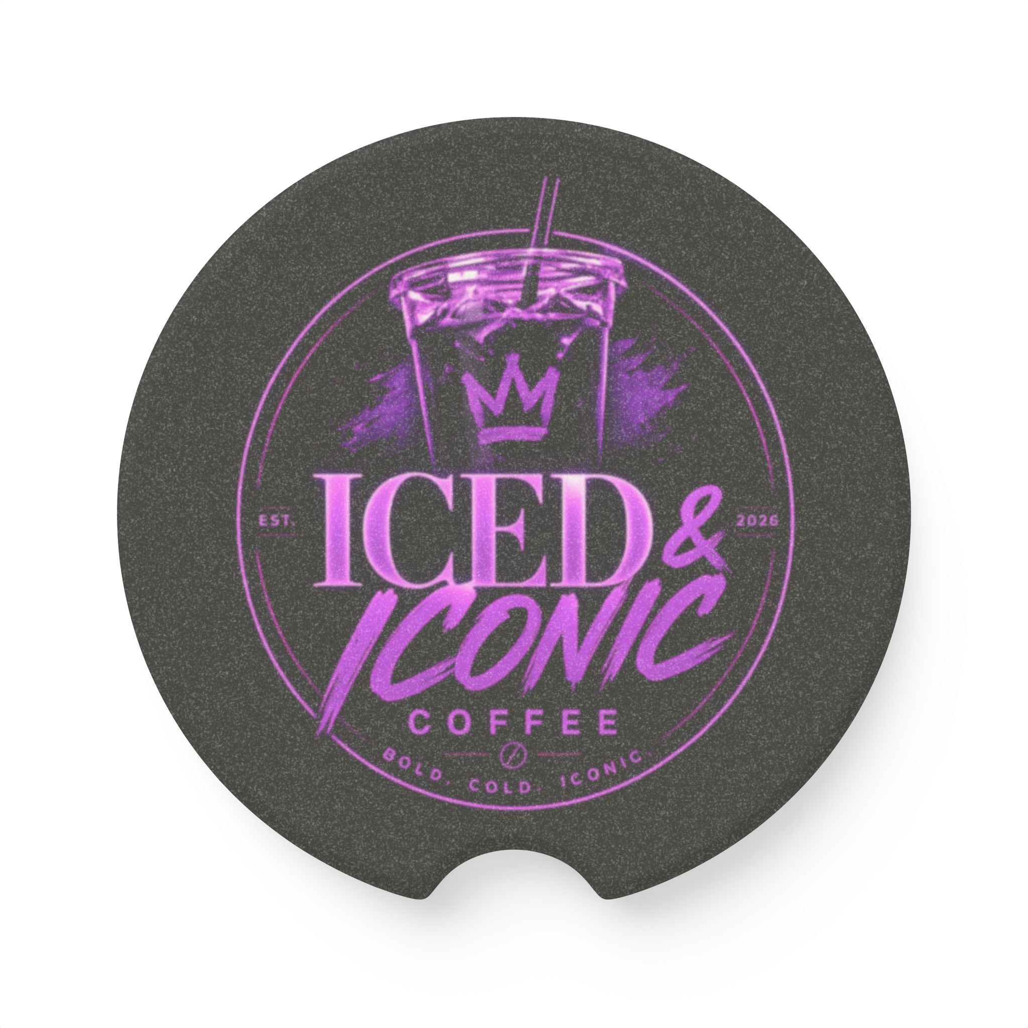 Car Coaster — Iced & Iconic Coffee Soapstone Cup Holder