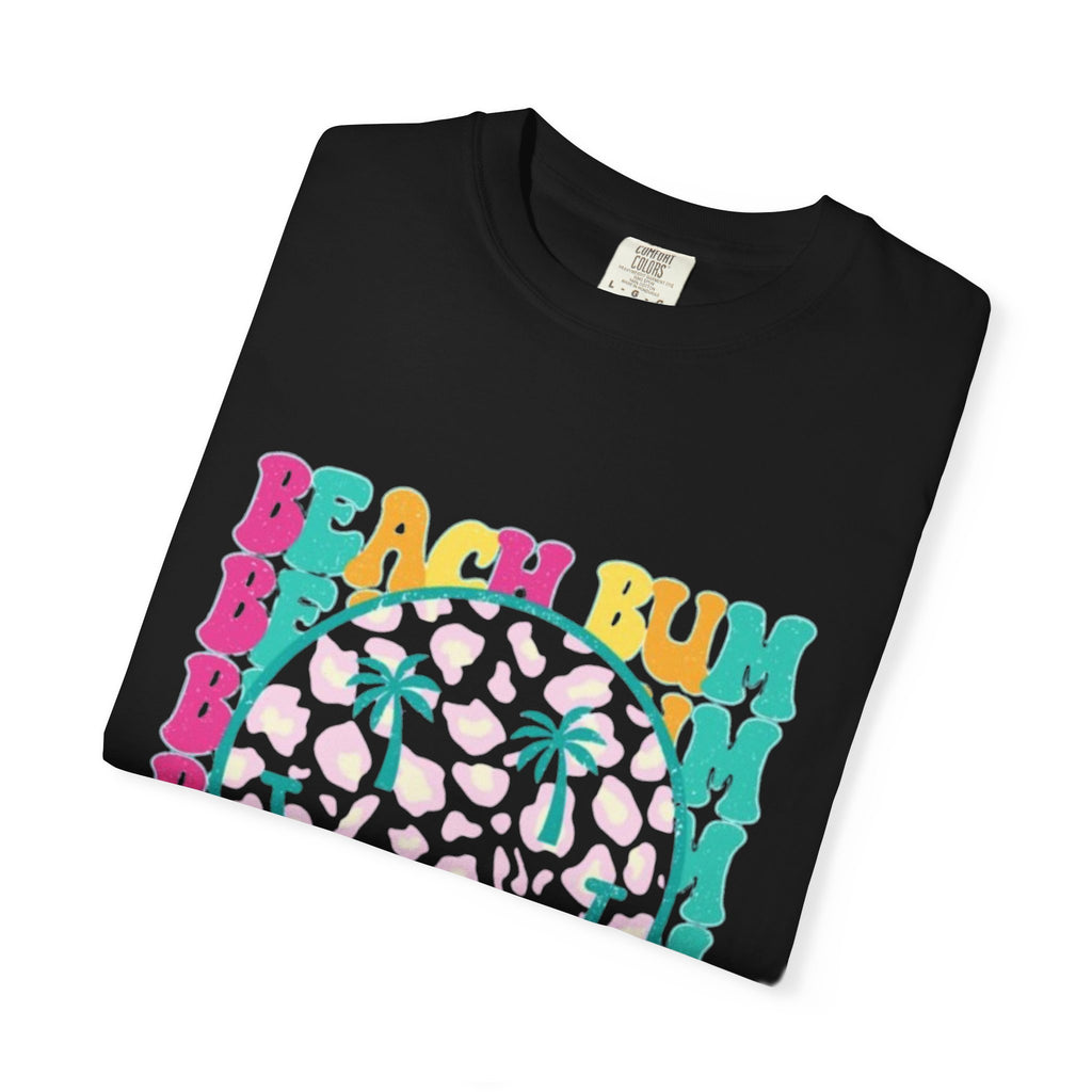 Beach Bum Smile T-Shirt — Retro Tropical Graphic Tee