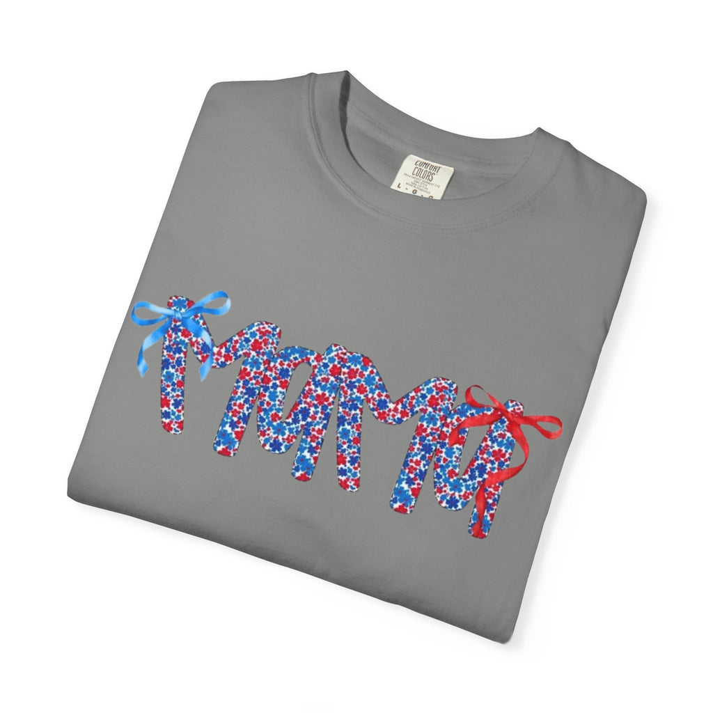 Floral Ribbon 'Mama' Graphic T-Shirt