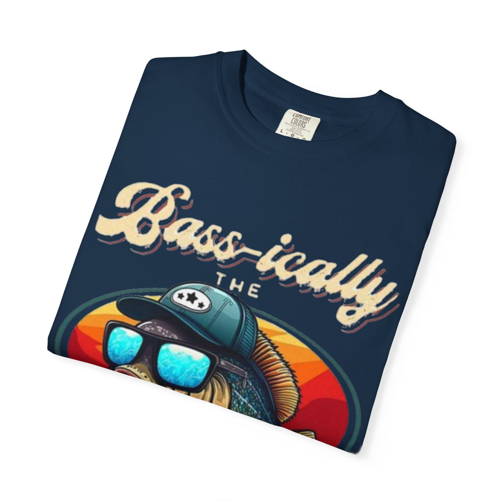 Fishing Dad T-Shirt — "Best Dad Ever" Retro Fish Sunglasses Tee