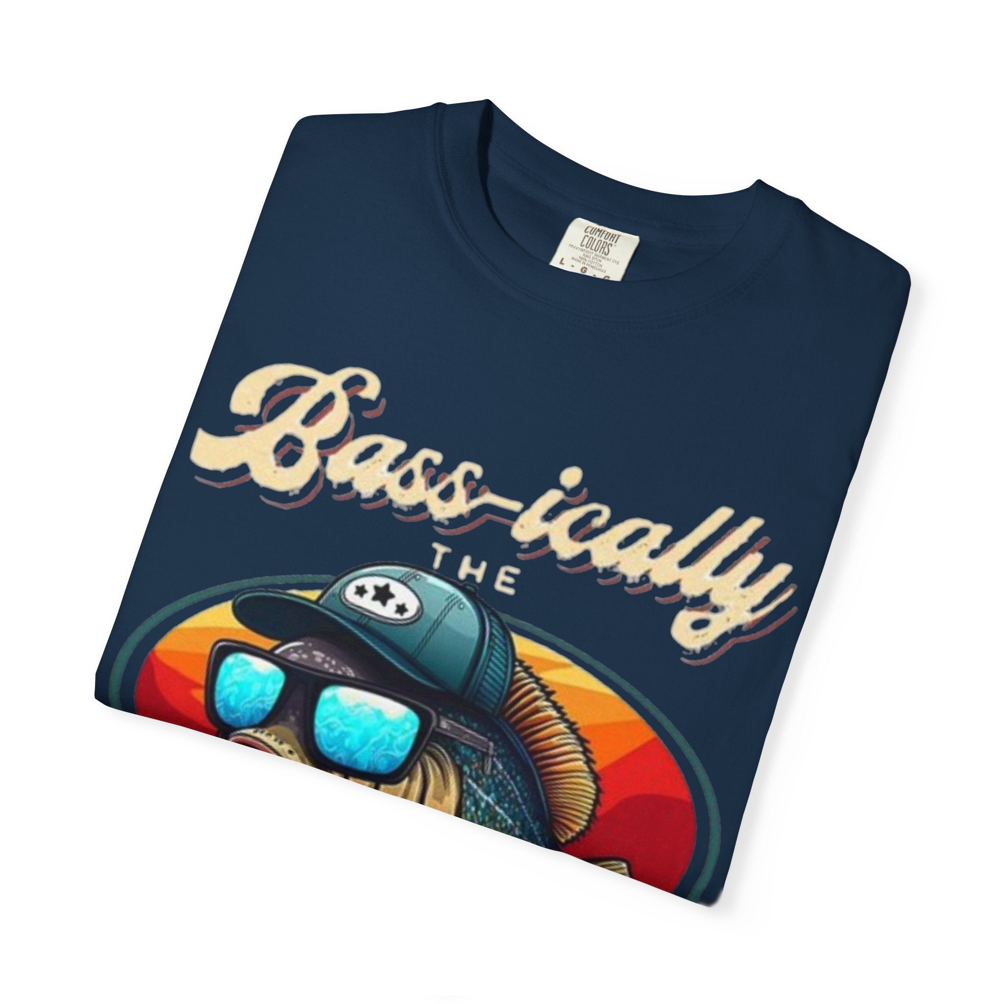 Fishing Dad T-Shirt — "Best Dad Ever" Retro Fish Sunglasses Tee