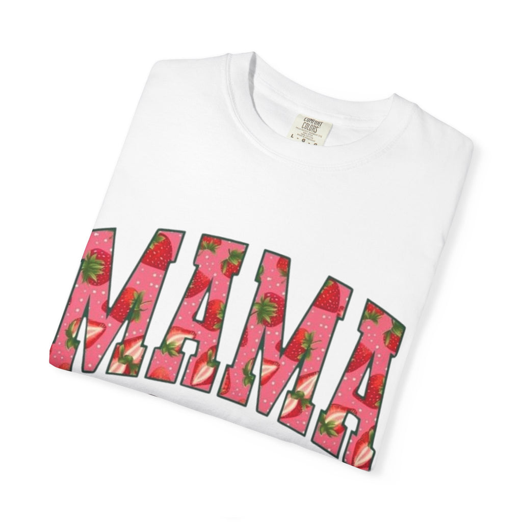 Mama Strawberry  Bow T-Shirt