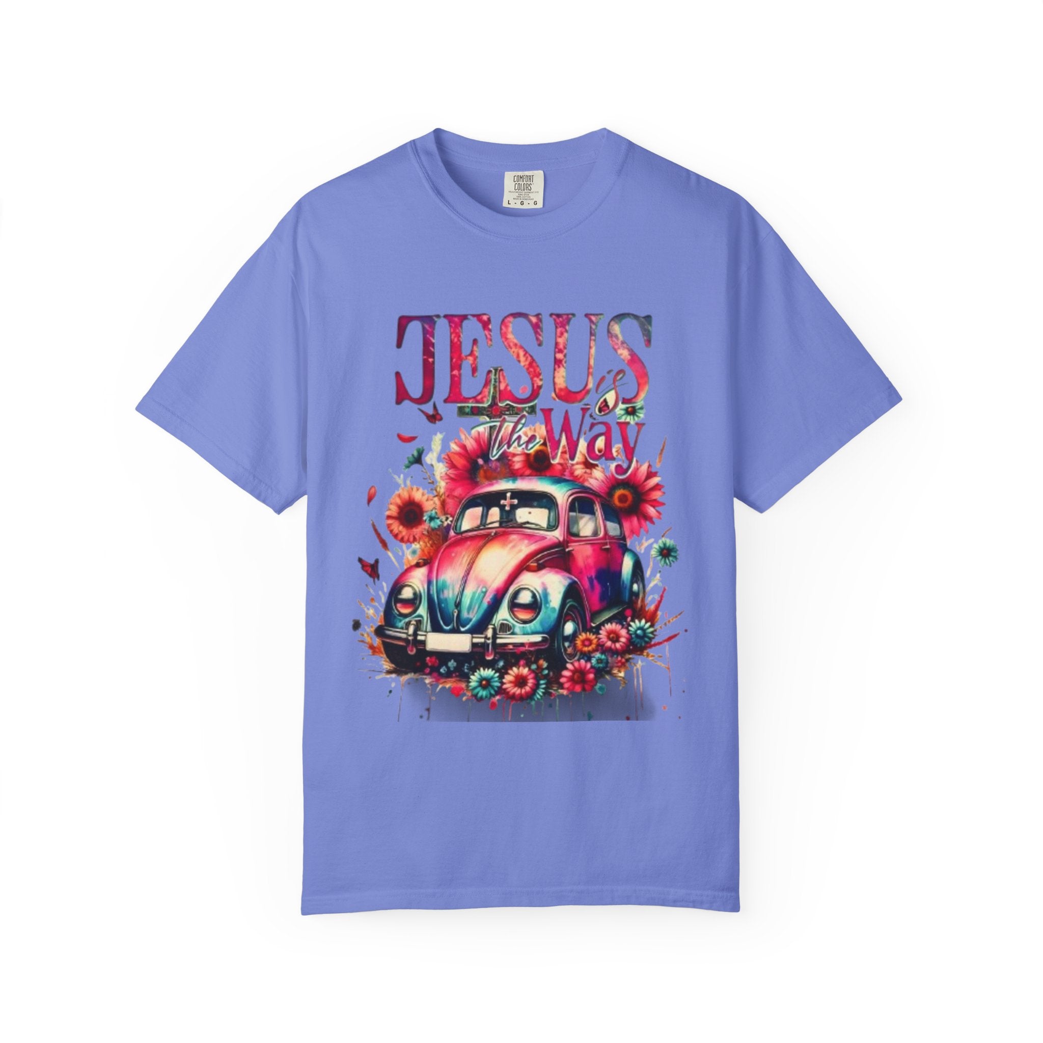 Jesus Is The Way Vintage Beetle T-Shirt