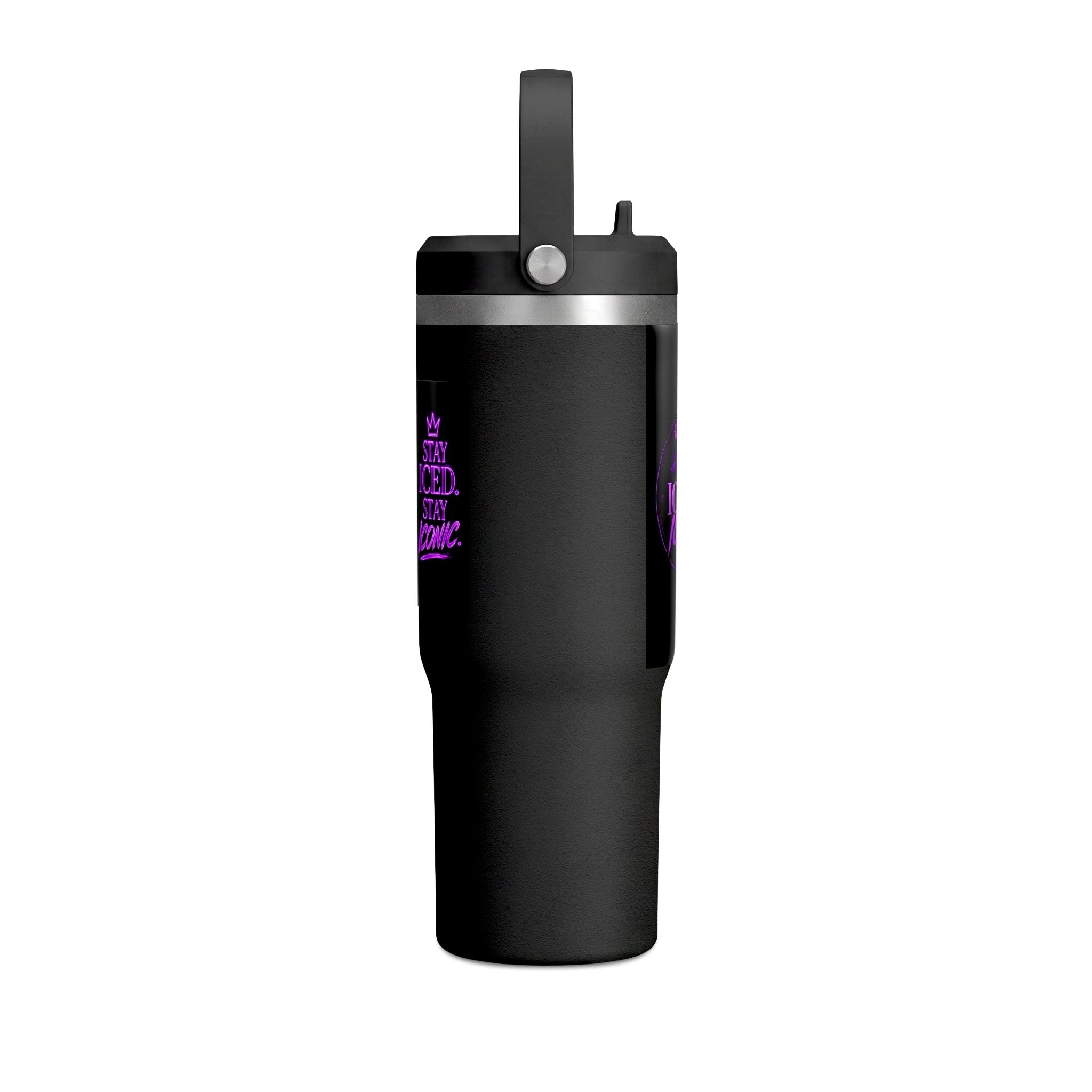 Nomad Tumbler 32oz — 'Iced & Iconic' Insulated Travel Tumbler