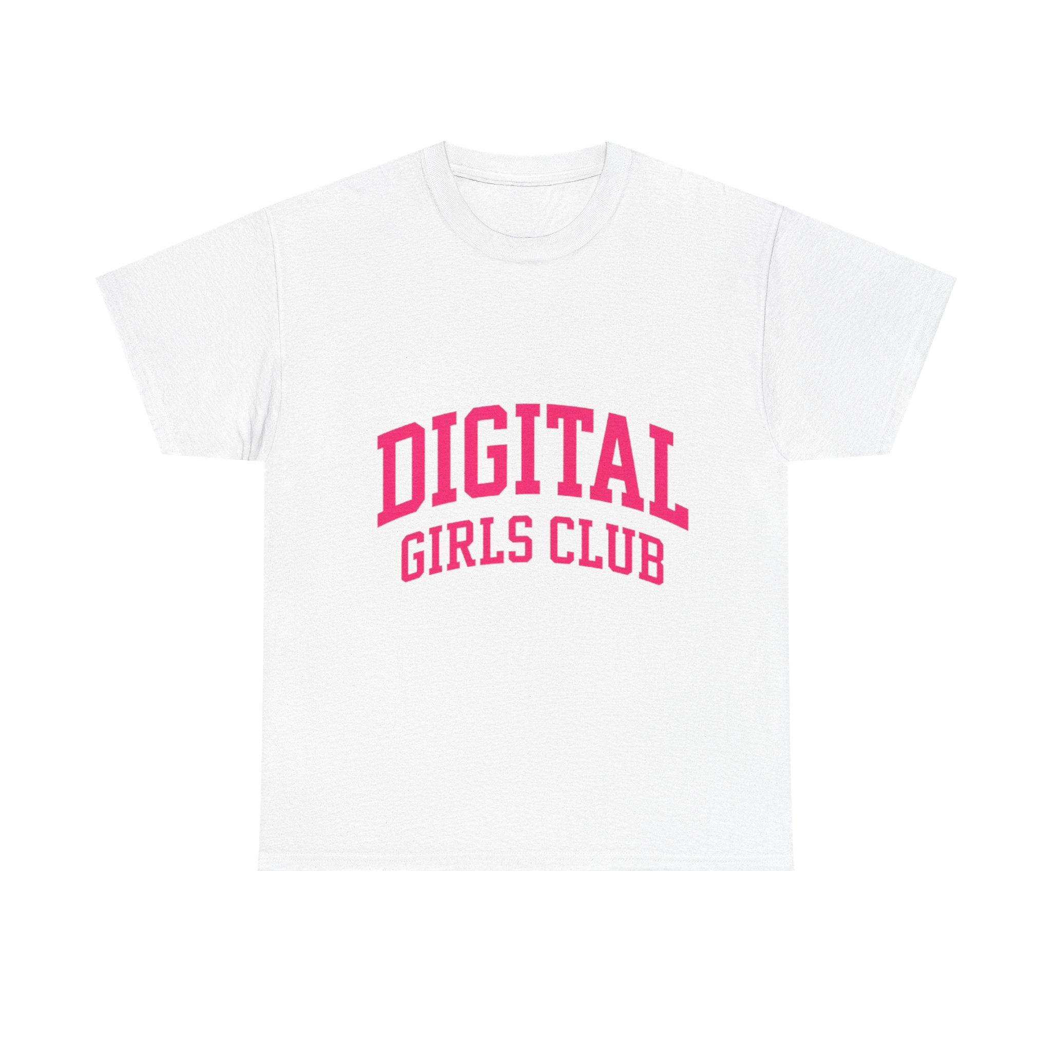 Digital Girls Club Tee — Feminist Tech Graphic T-Shirt