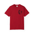 T-Shirt — "Man of Faith" Lion & Cross Christian Graphic Tee