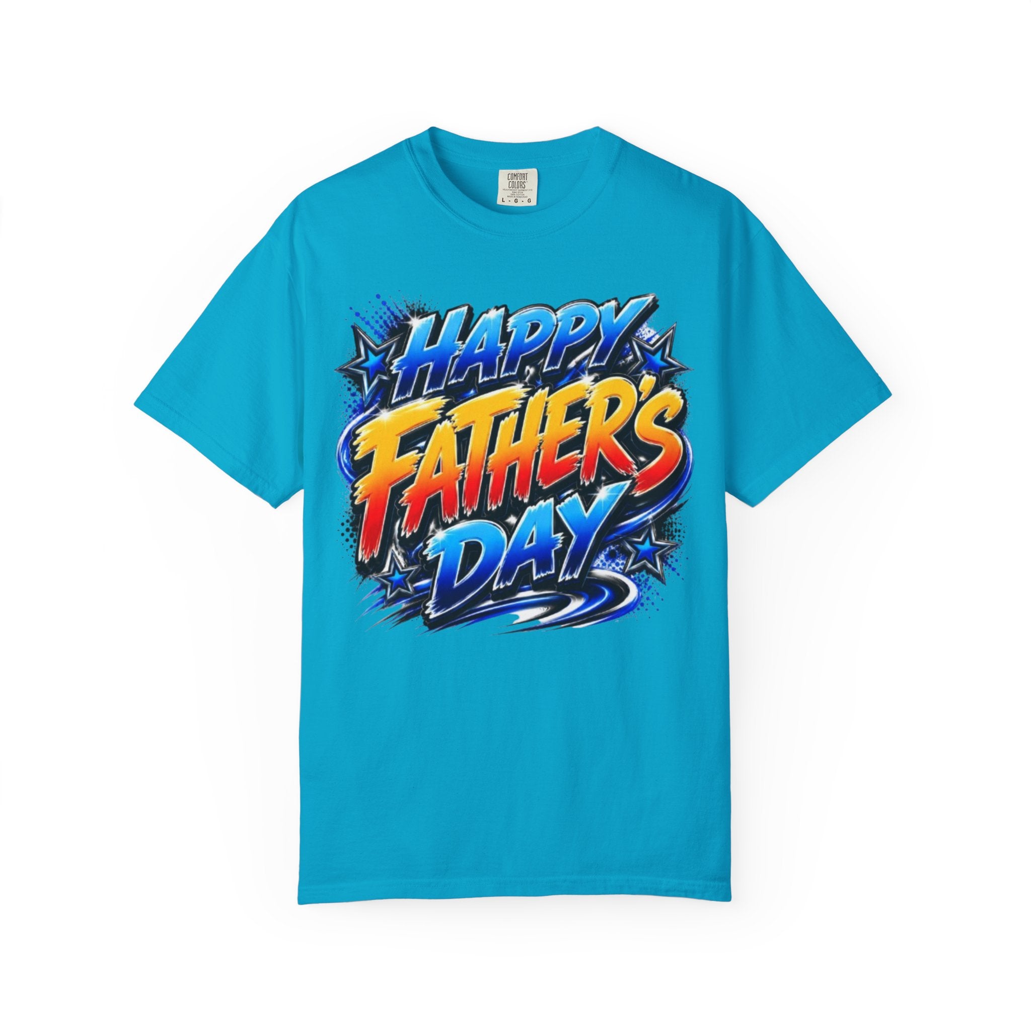 Father's Day Graphic T-Shirt — 'Happy Father's Day' Bold Retro Design