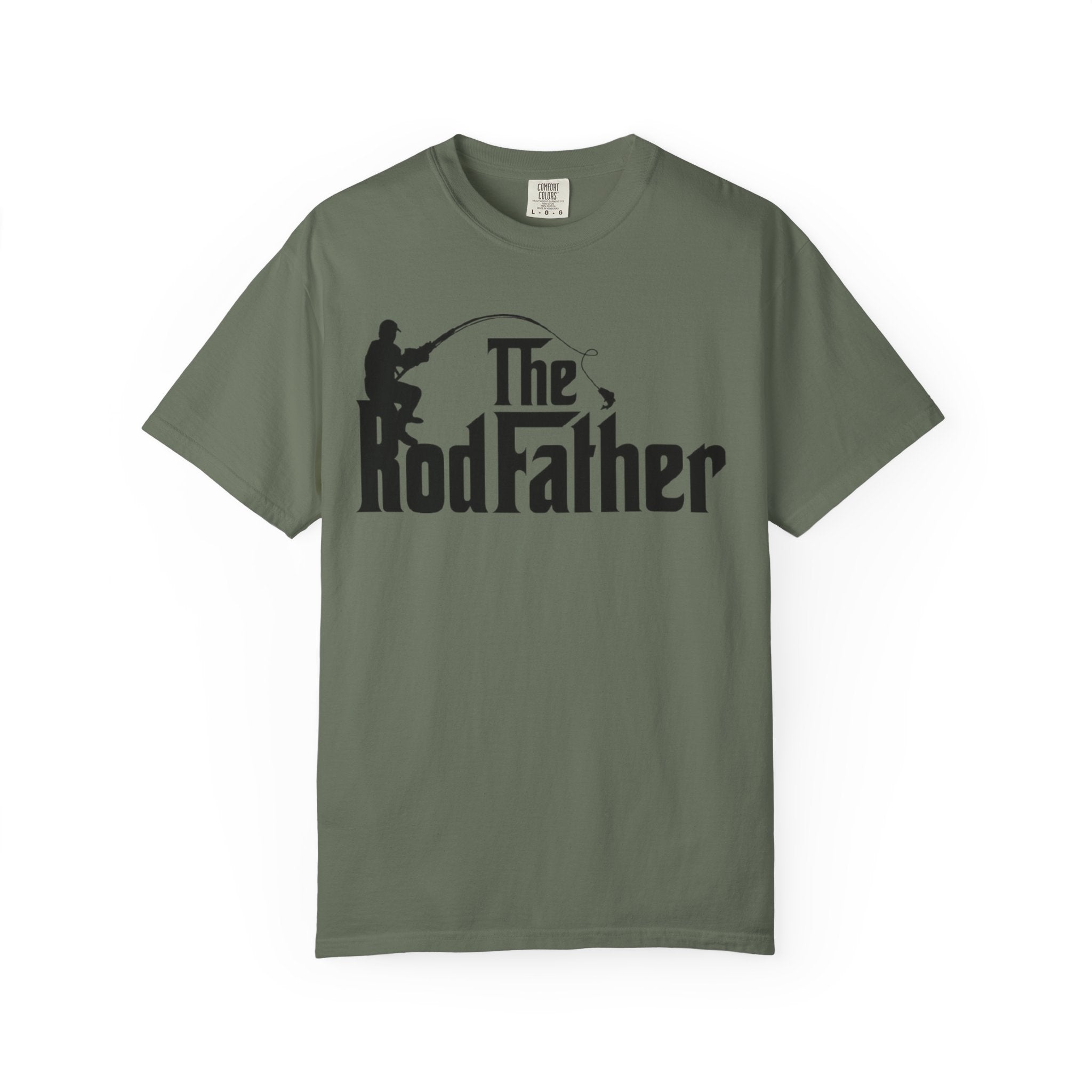 Fishing T-Shirt — “The Rod Father” Funny Angler Tee