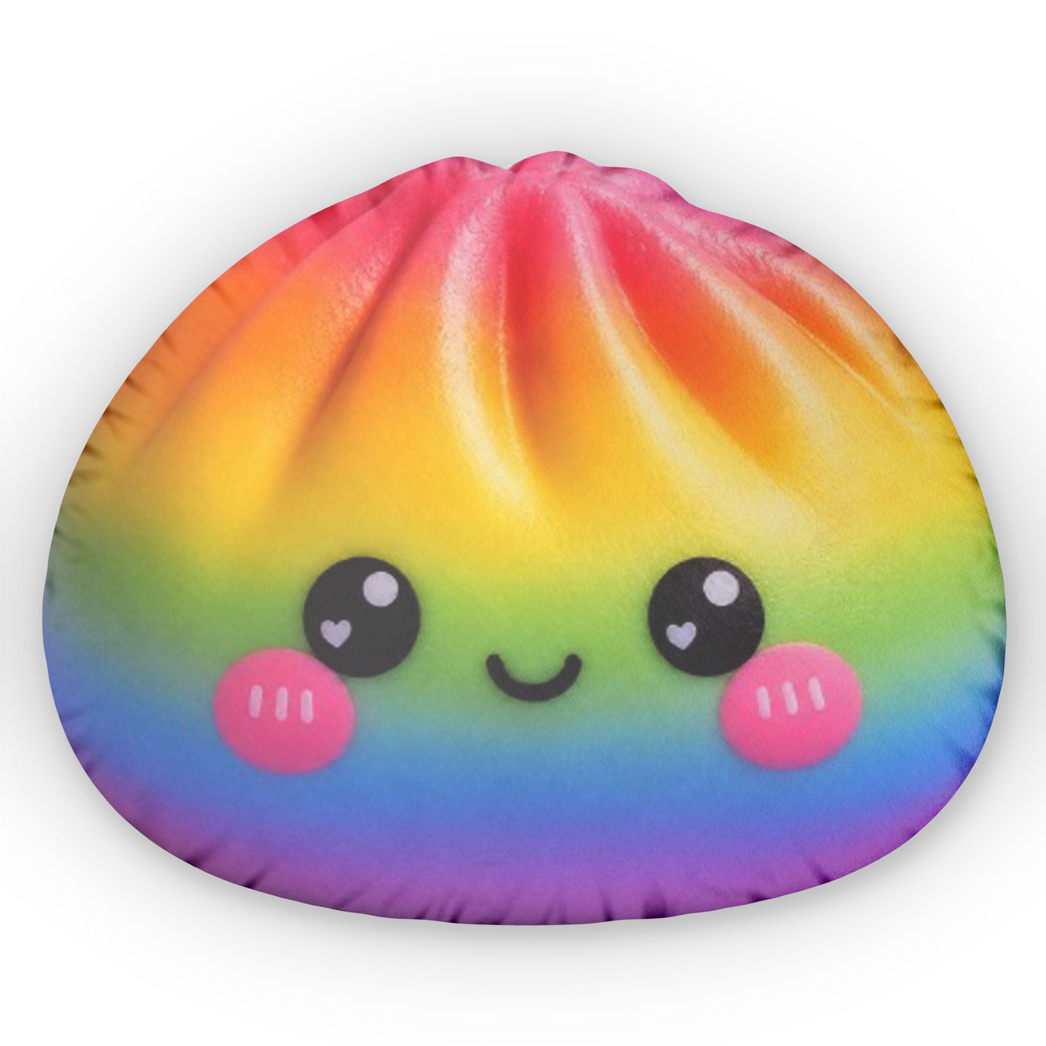 Rainbow dumpling pillow