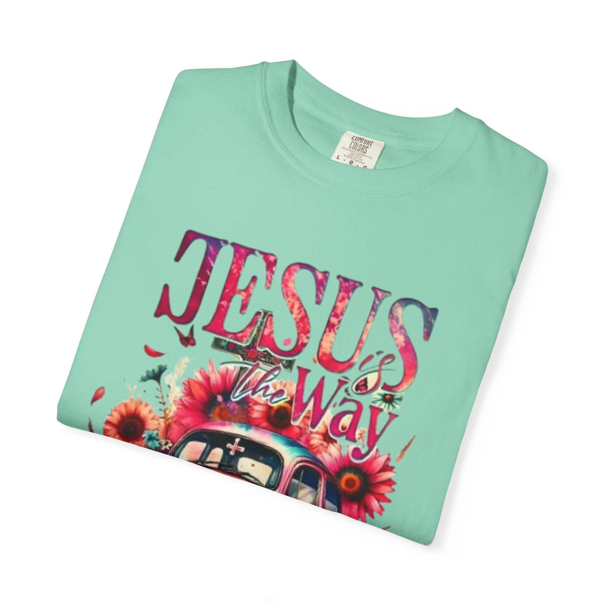 Jesus Is The Way Vintage Beetle T-Shirt