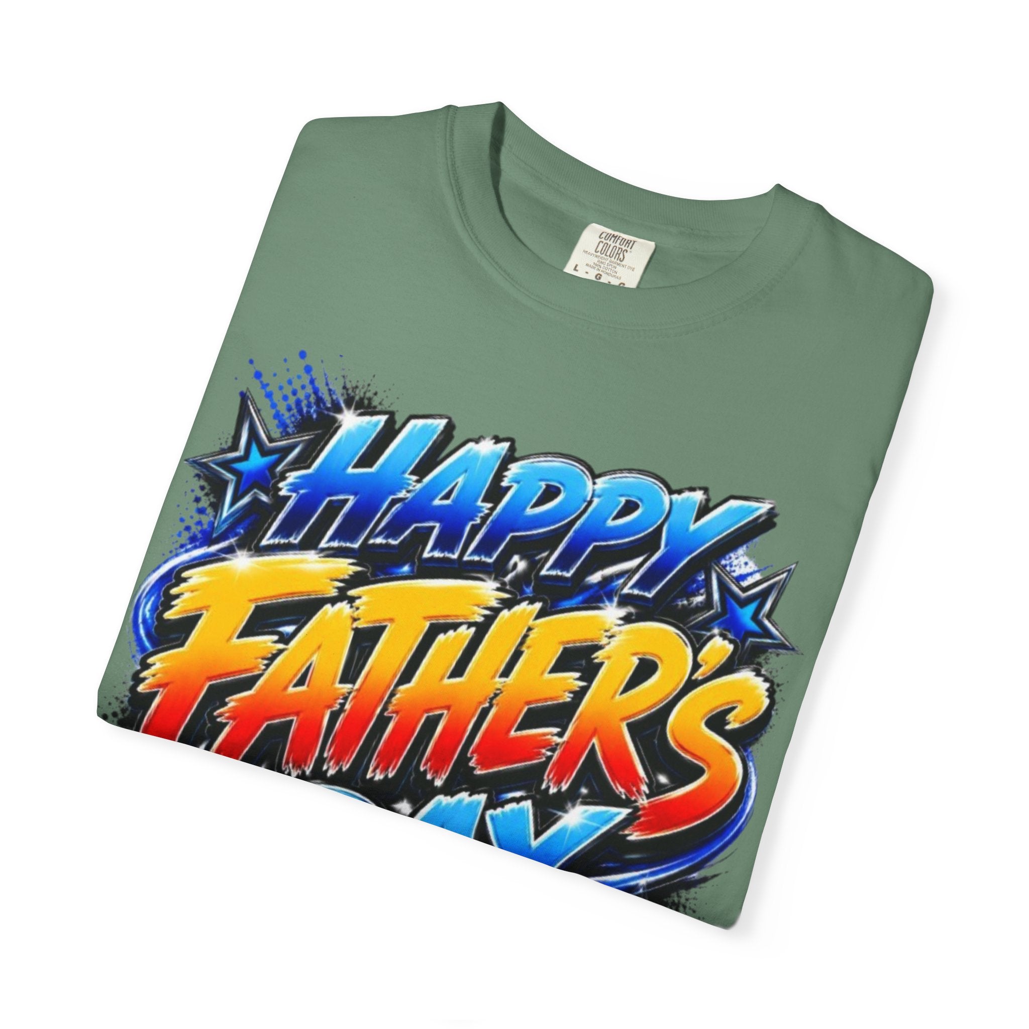 Father's Day Graphic T-Shirt — 'Happy Father's Day' Bold Retro Design