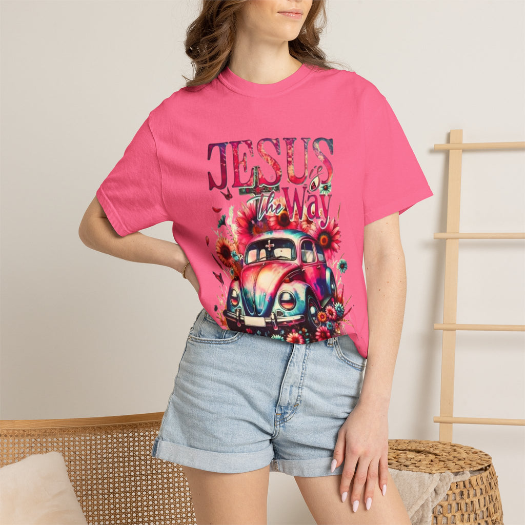 Jesus Is The Way Vintage Beetle T-Shirt