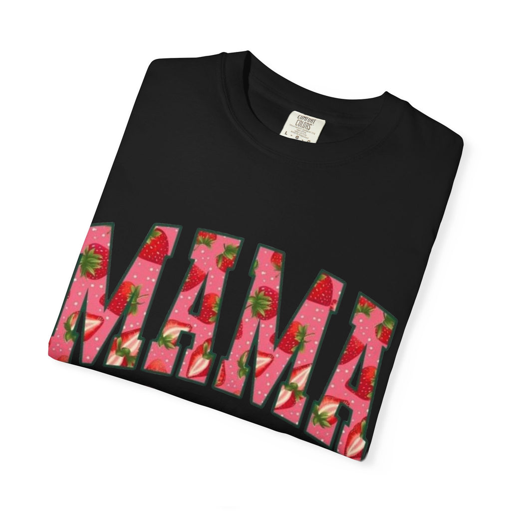 Mama Strawberry  Bow T-Shirt