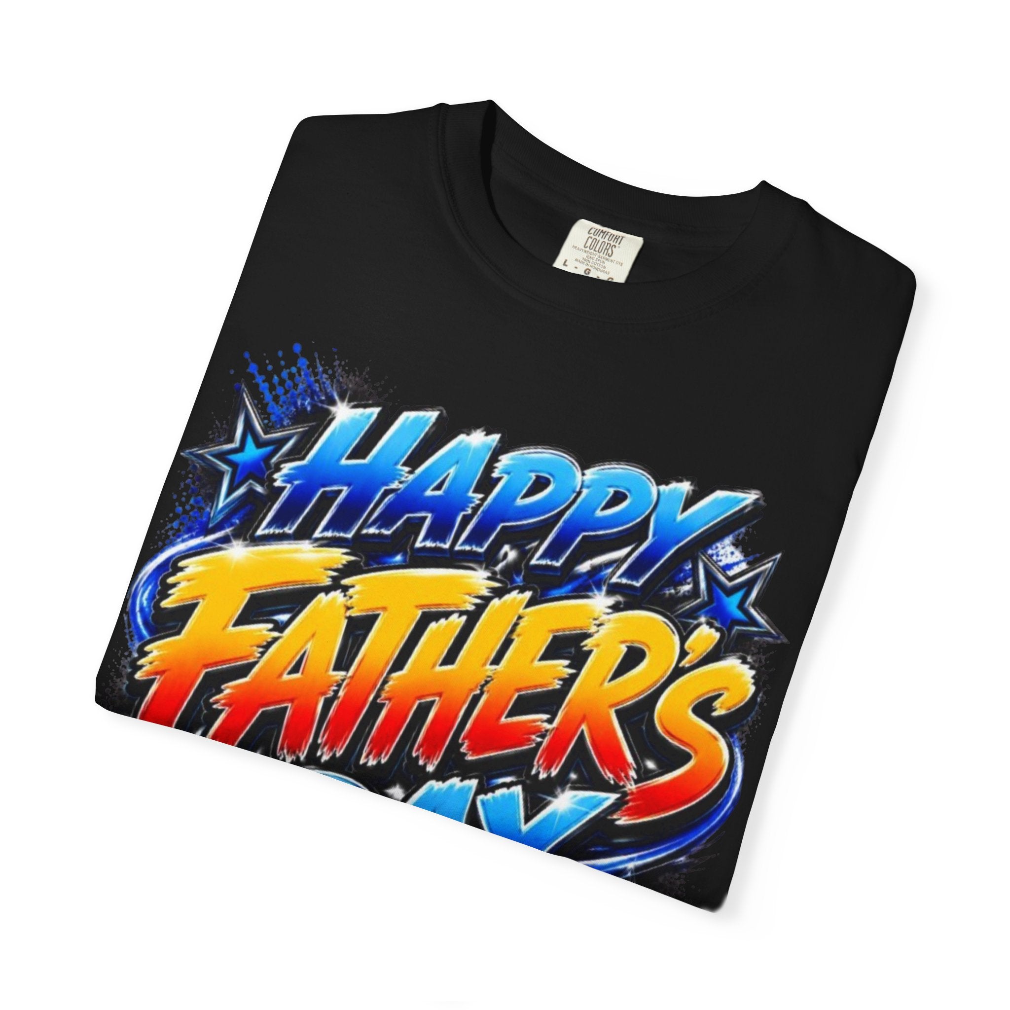 Father's Day Graphic T-Shirt — 'Happy Father's Day' Bold Retro Design