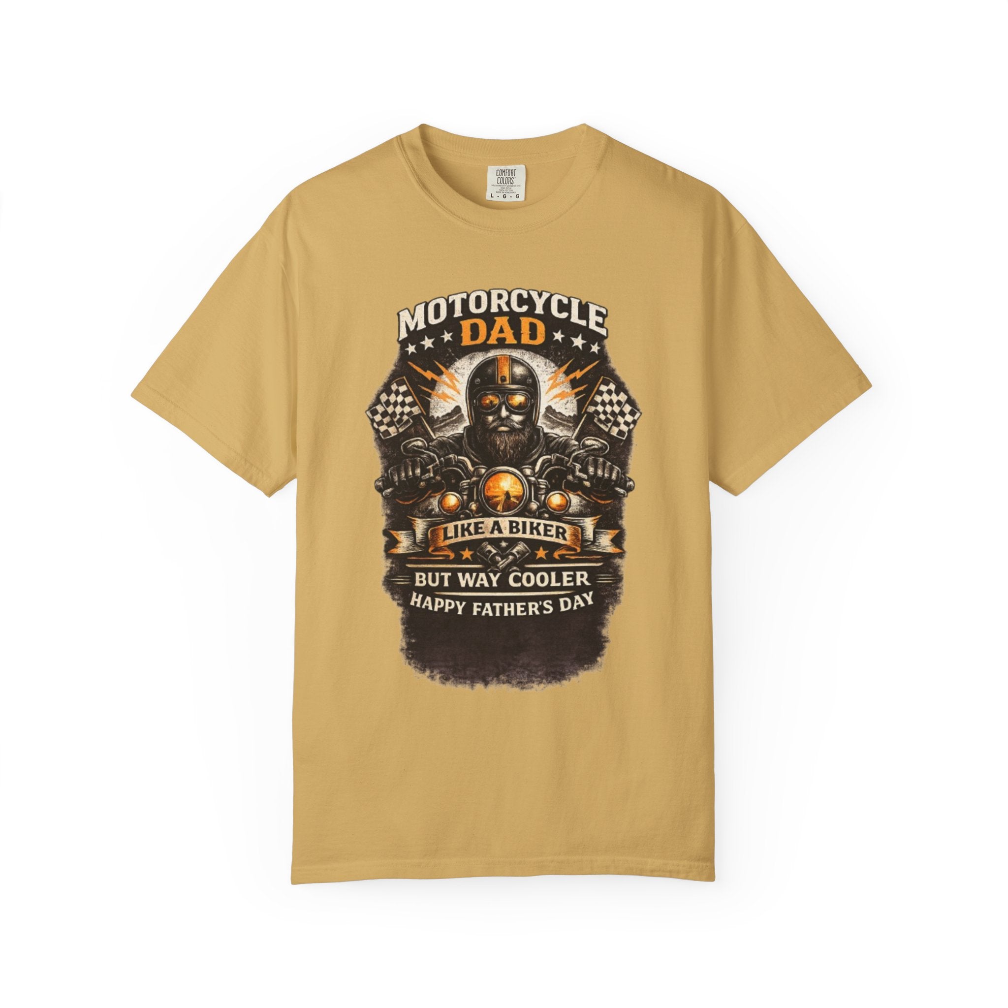Motorcycle Dad T-Shirt — "Like a Biker but Way Cooler" Father's Day Gift