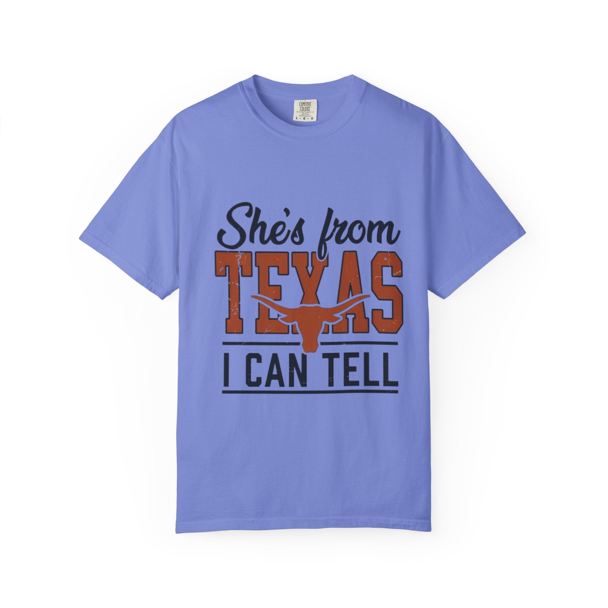 She's From Texas I Can Tell T-Shirt — Texas Pride Graphic Tee