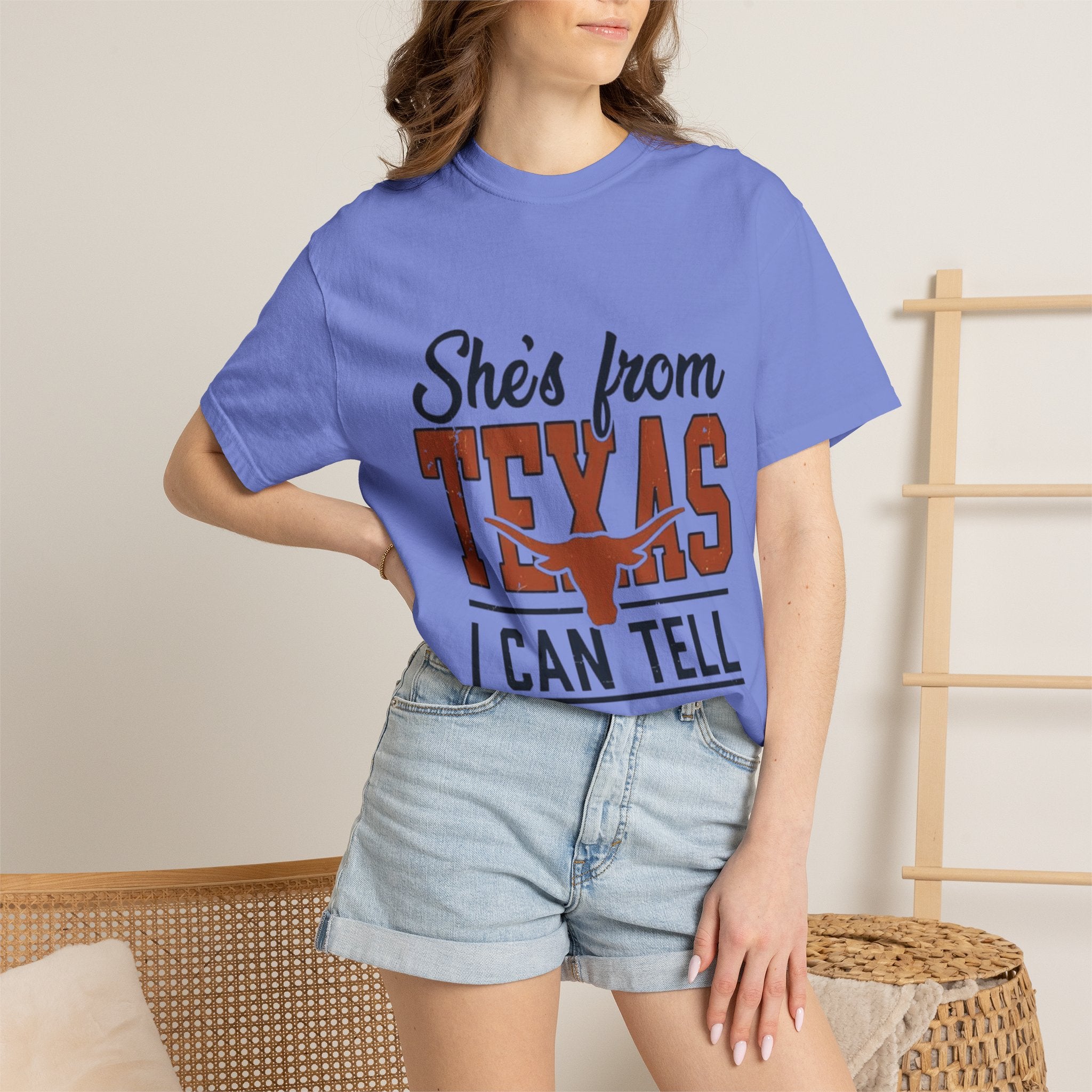 She's From Texas I Can Tell T-Shirt — Texas Pride Graphic Tee