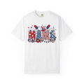 Patriotic Mama T-Shirt — Red White Blue 4th of July Mom Tee