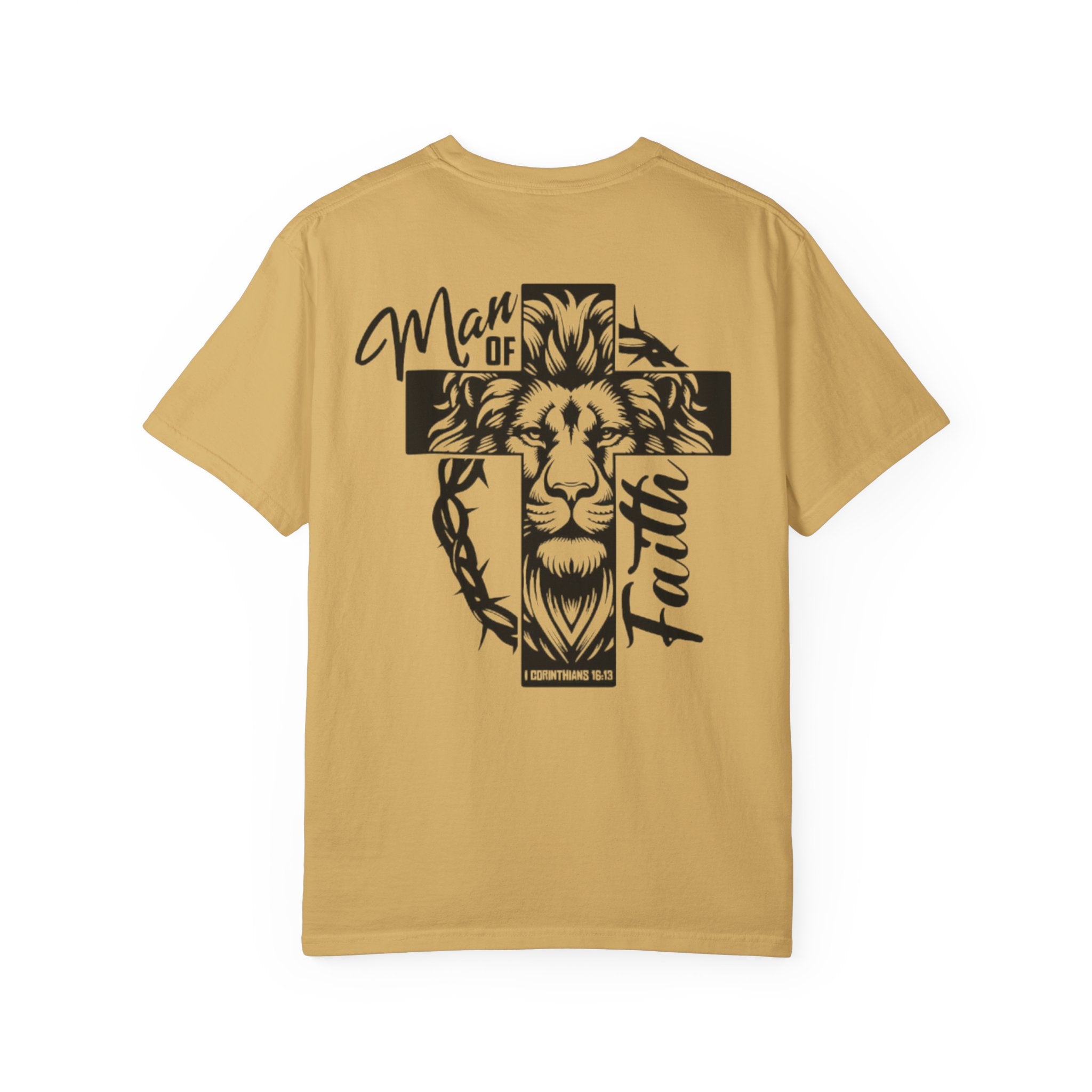Man of Faith Lion Cross T-Shirt
