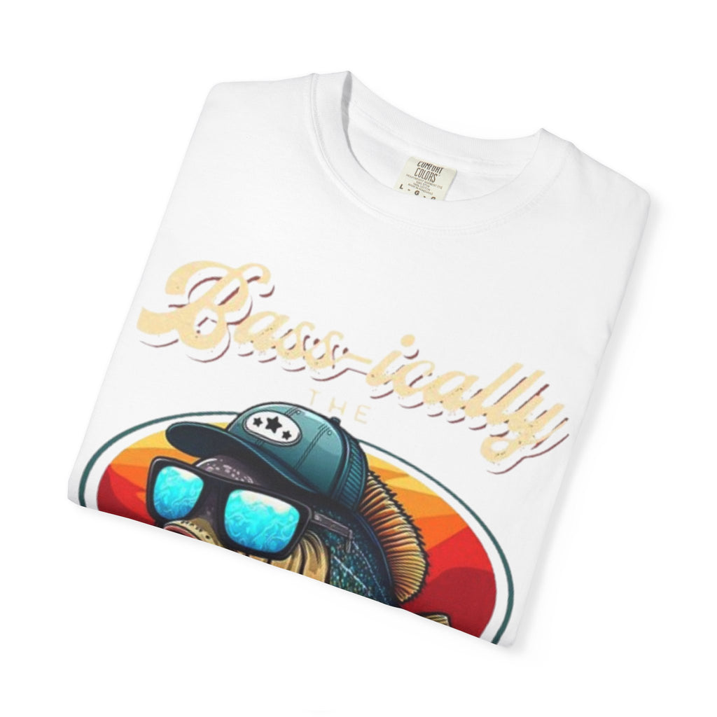 Fishing Dad T-Shirt — "Best Dad Ever" Retro Fish Sunglasses Tee