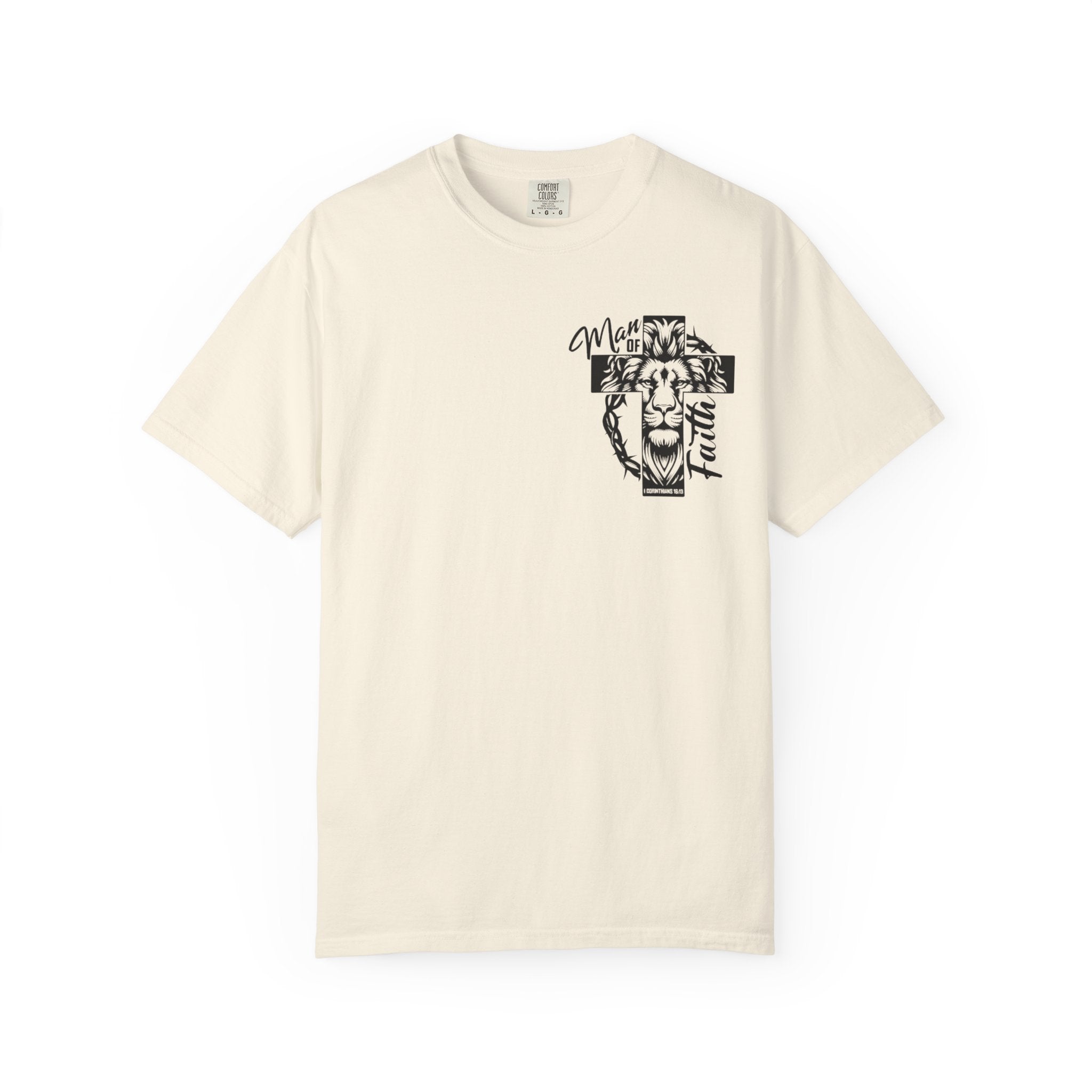 Man of Faith Lion Cross T-Shirt