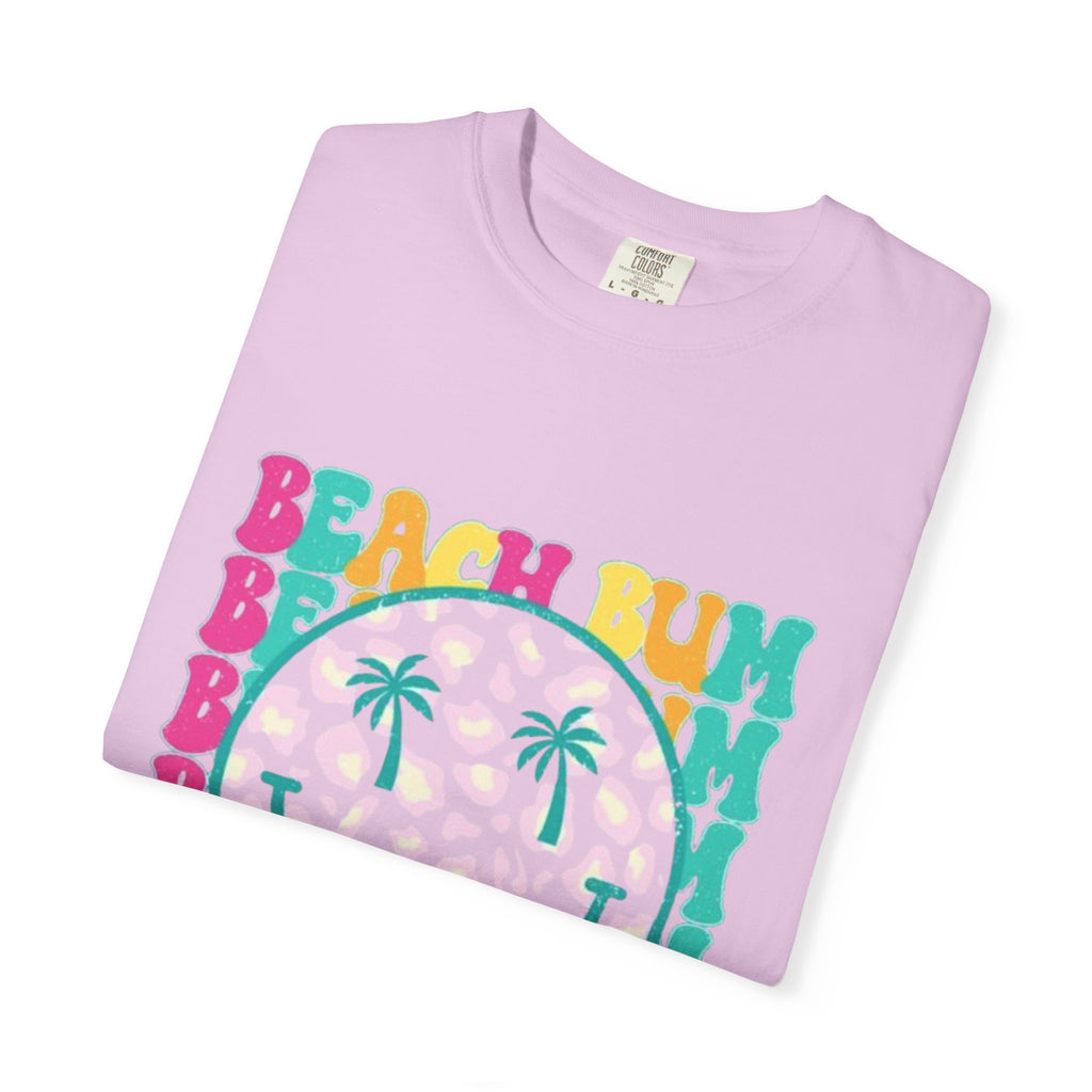 Beach Bum Smile T-Shirt — Retro Tropical Graphic Tee