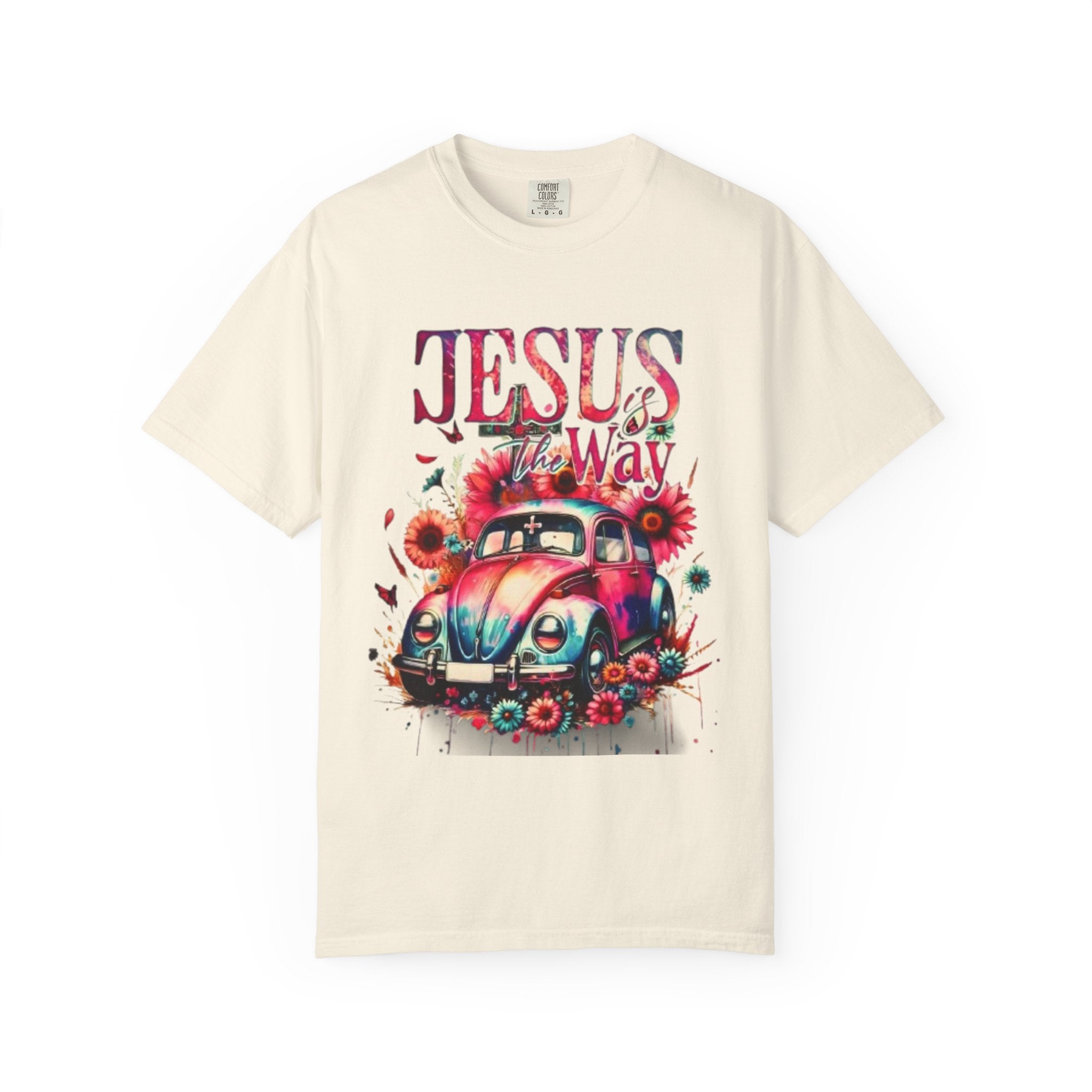 Jesus Is The Way Vintage Beetle T-Shirt