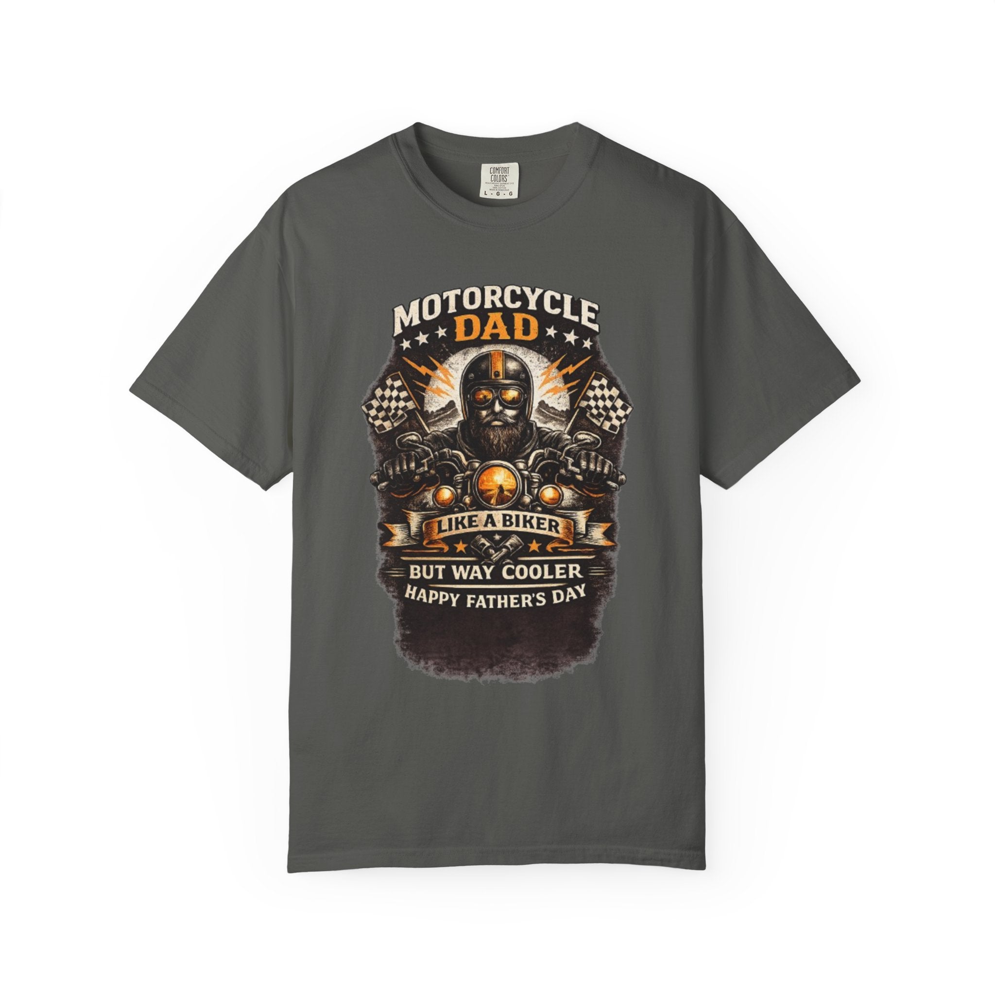 Motorcycle Dad T-Shirt — "Like a Biker but Way Cooler" Father's Day Gift