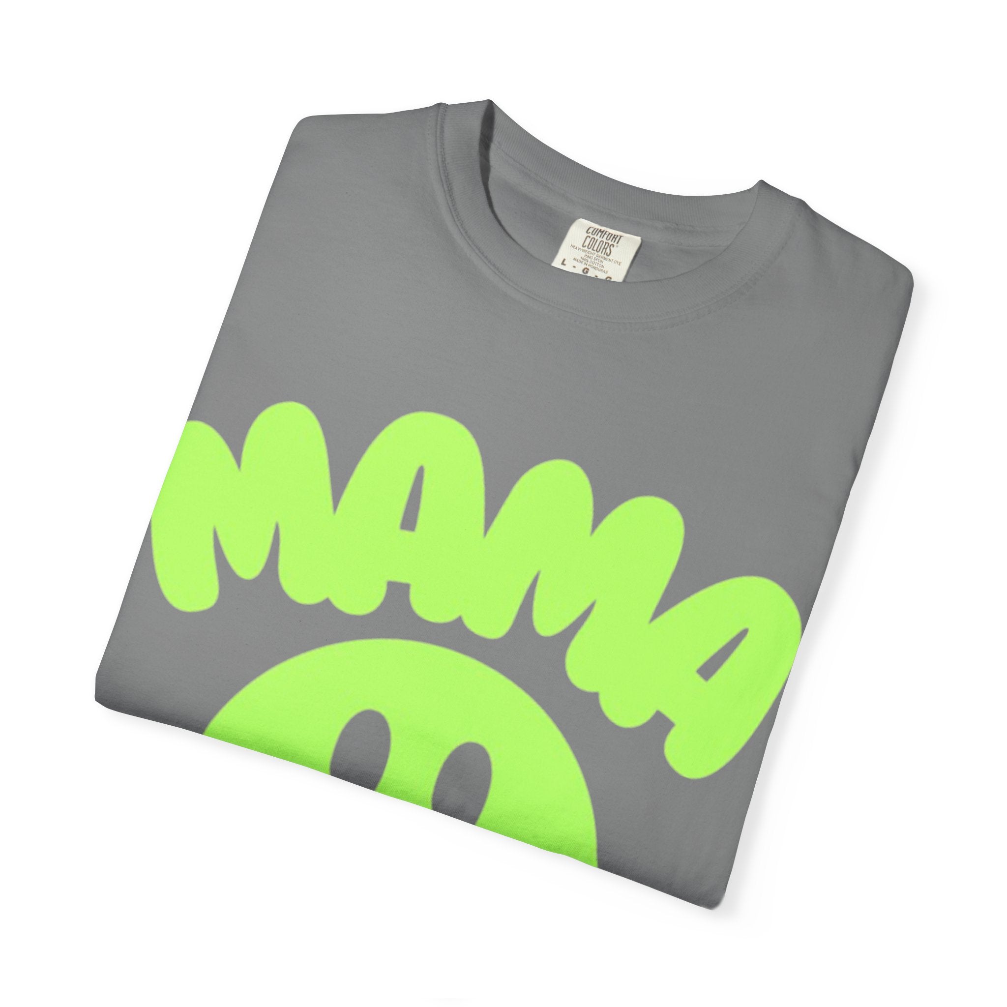 Mama Neon Smiley T-Shirt