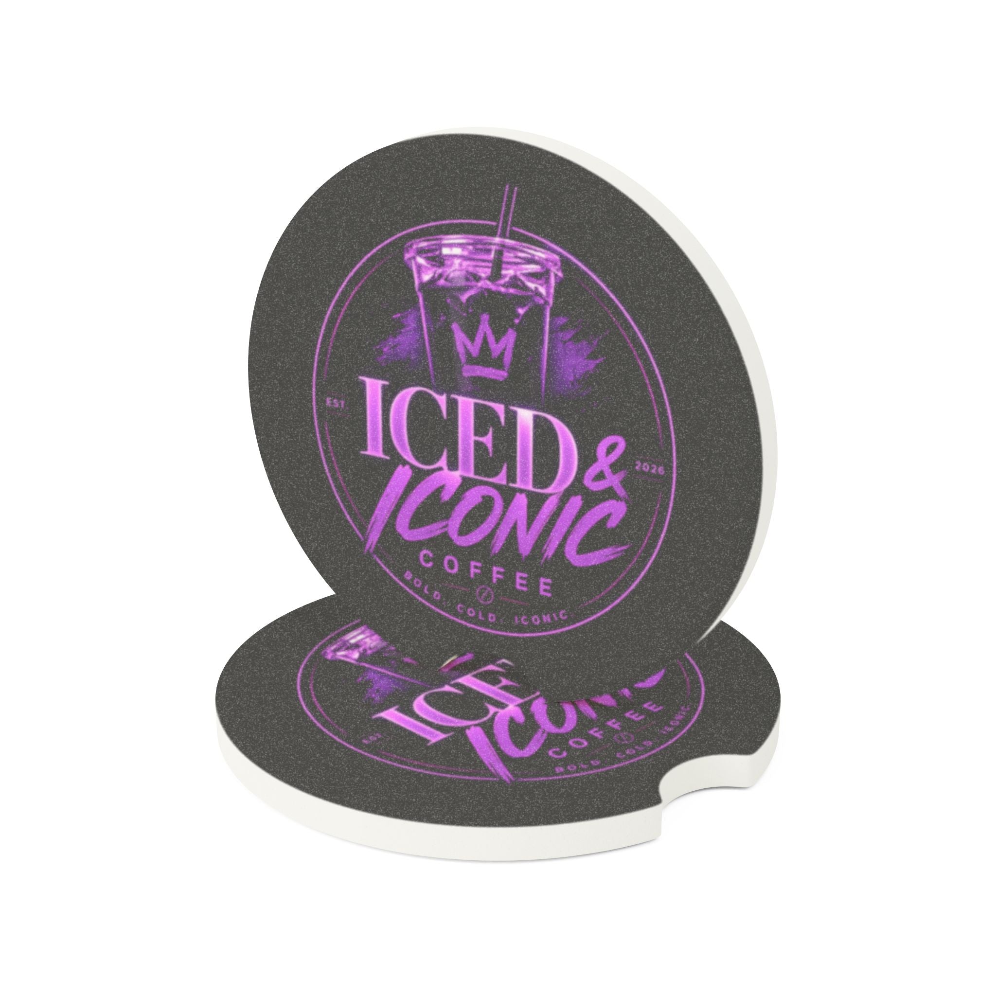Car Coaster — Iced & Iconic Coffee Soapstone Cup Holder