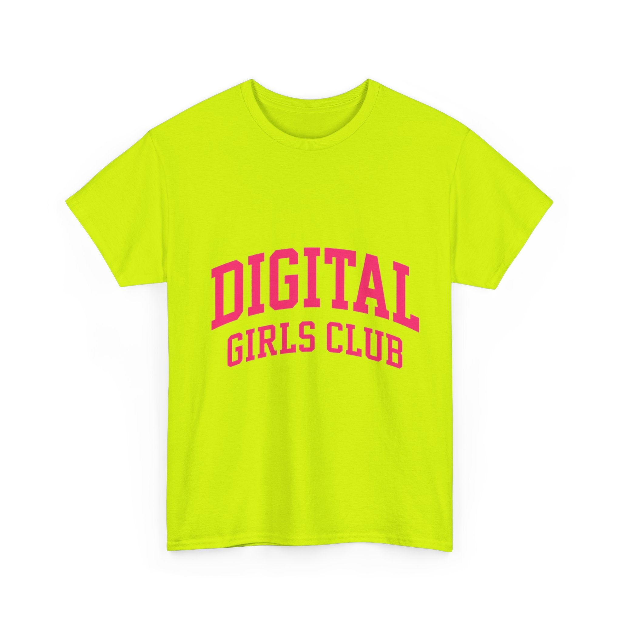 Digital Girls Club Tee — Feminist Tech Graphic T-Shirt