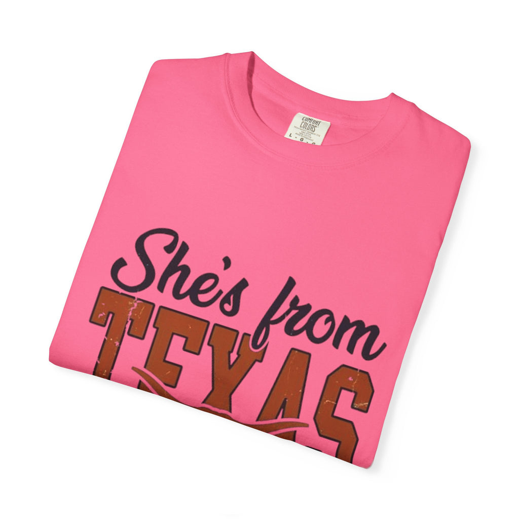 She's From Texas I Can Tell T-Shirt — Texas Pride Graphic Tee