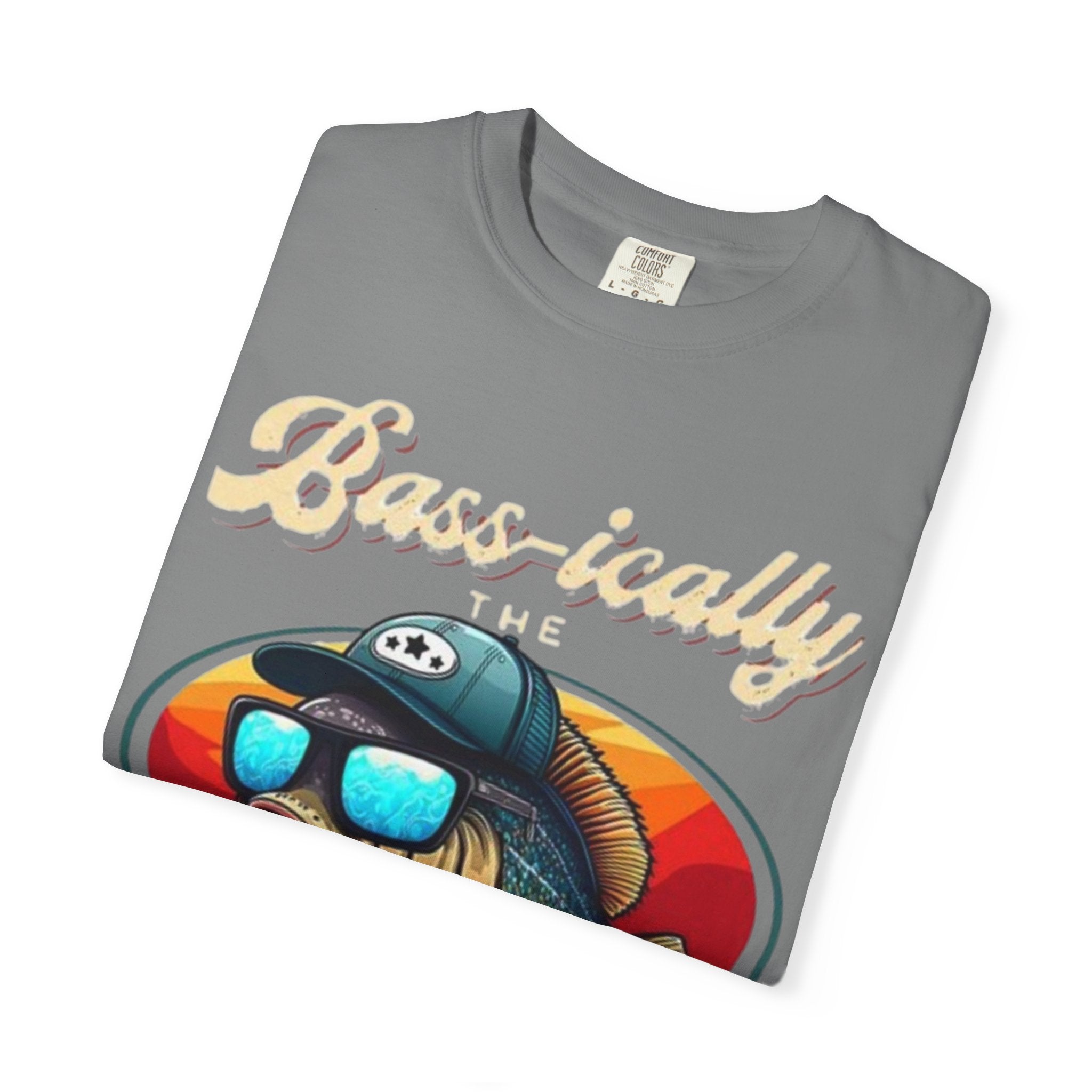 Fishing Dad T-Shirt — "Best Dad Ever" Retro Fish Sunglasses Tee