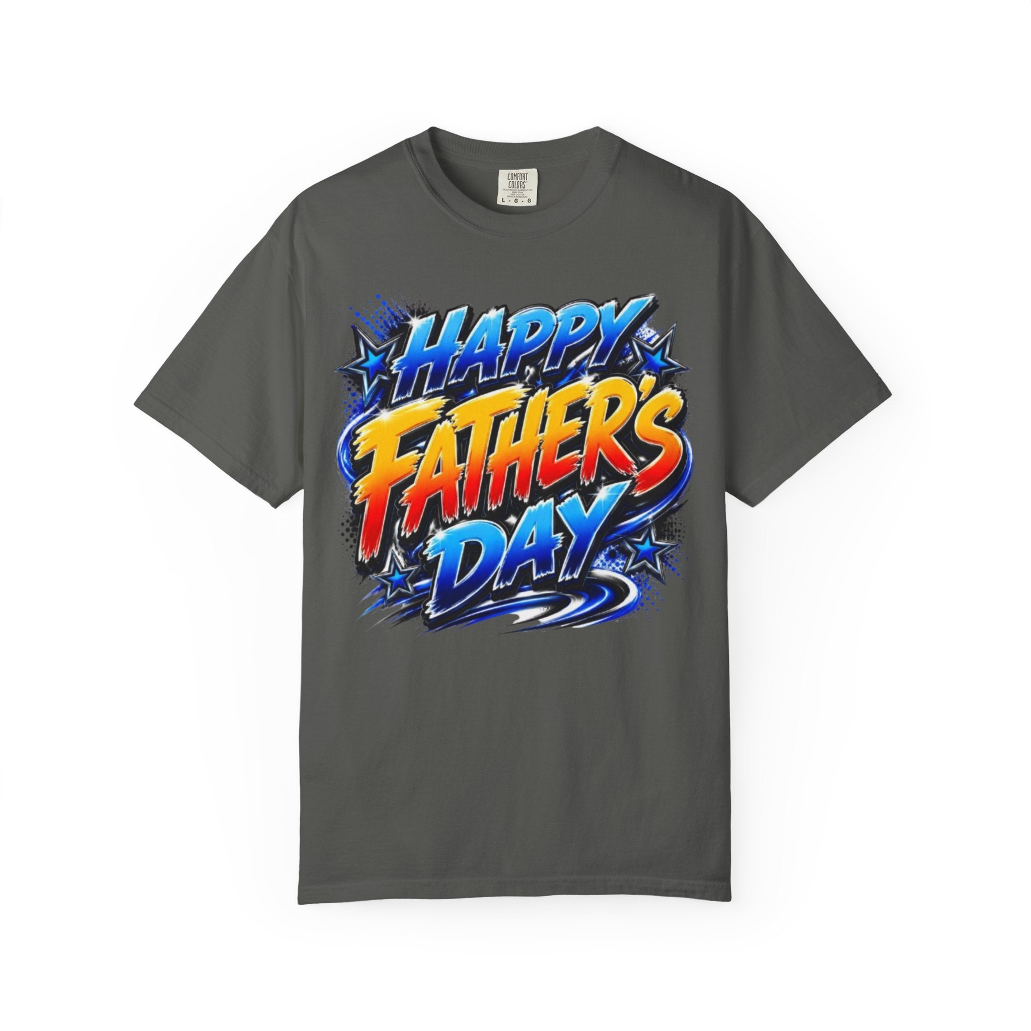 Father's Day Graphic T-Shirt — 'Happy Father's Day' Bold Retro Design