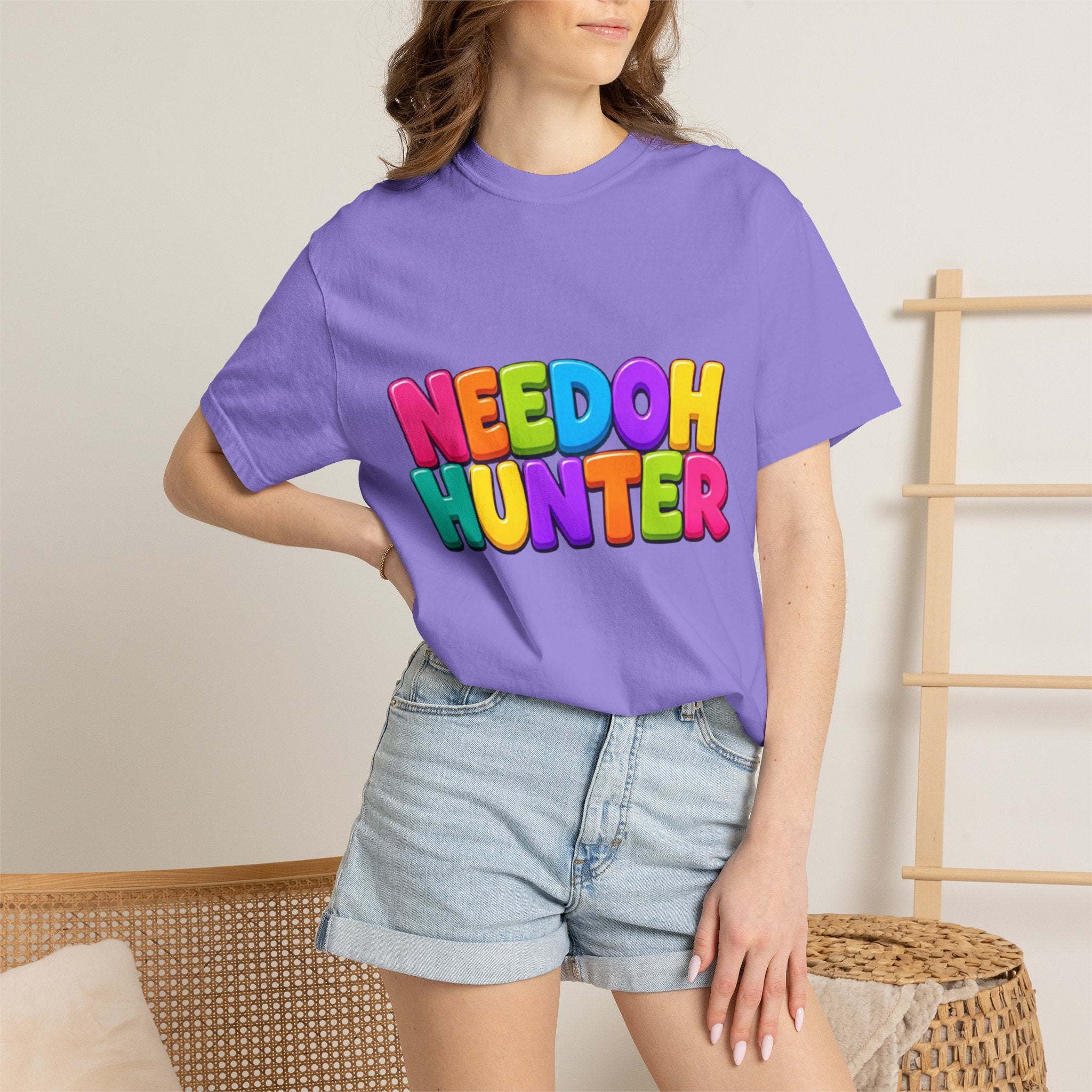 Needoh Hunter T-Shirt — Colorful Satisfying Fidget Toy Graphic Tee
