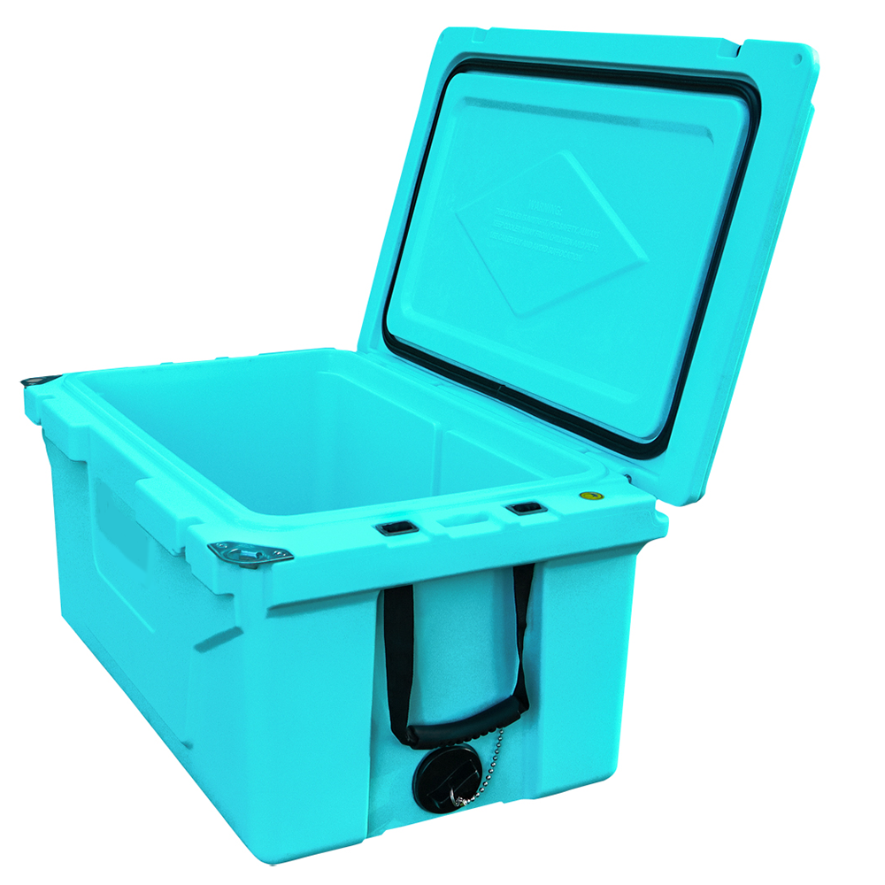 Blue 65QT Outdoor Cooler Ice Chest