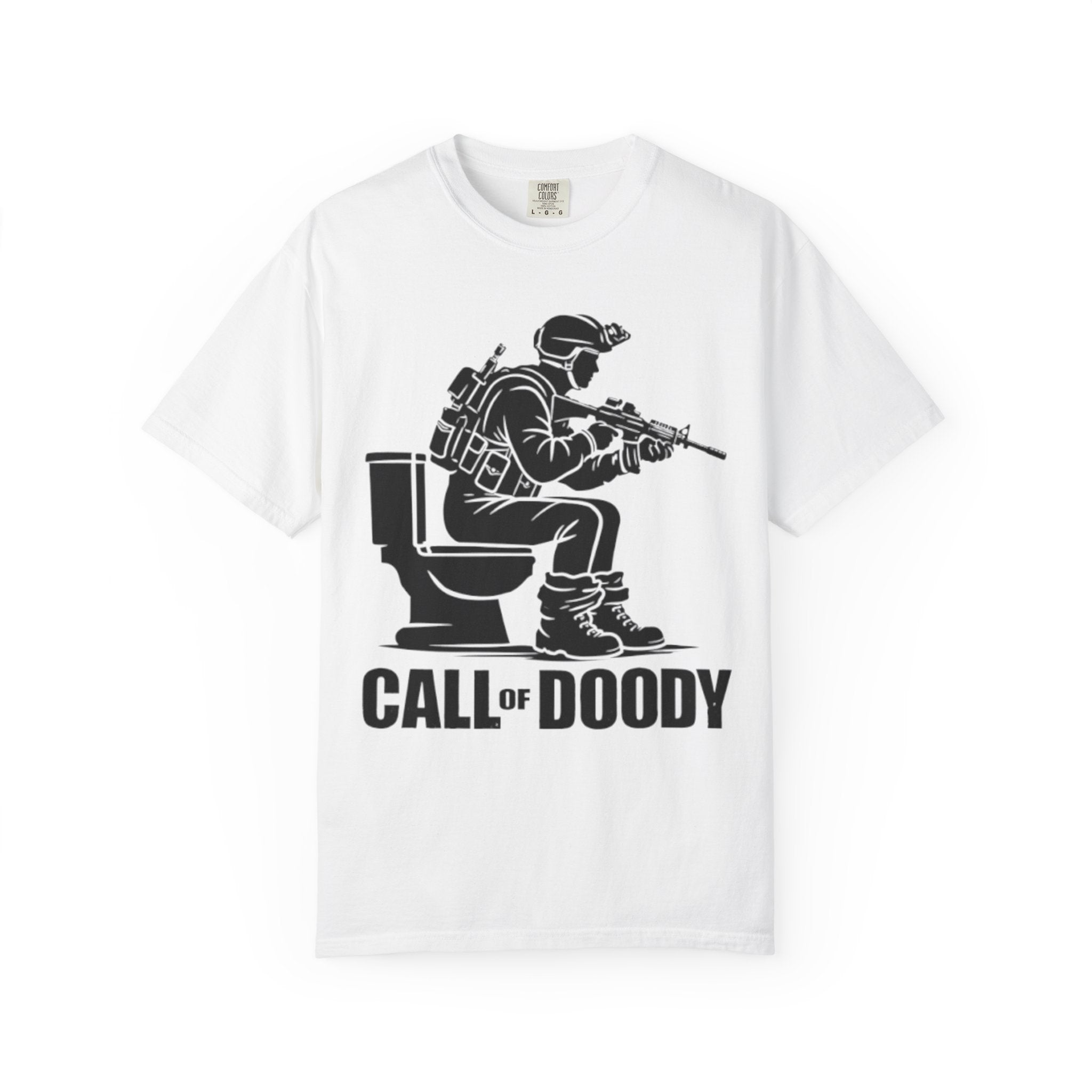 Call of Doody Toilet Gamer T-Shirt — Funny Gamer Bathroom Humor Tee