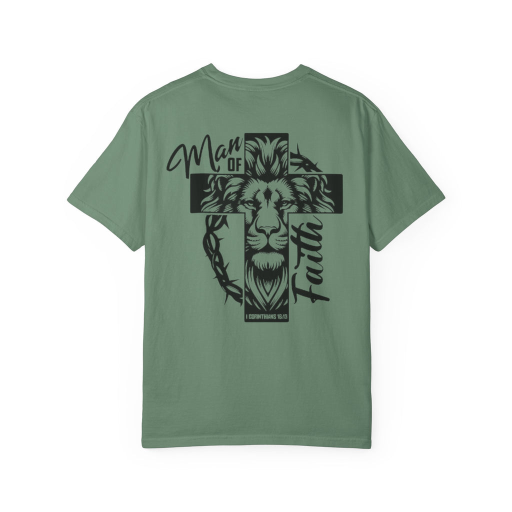 Man of Faith Lion Cross T-Shirt