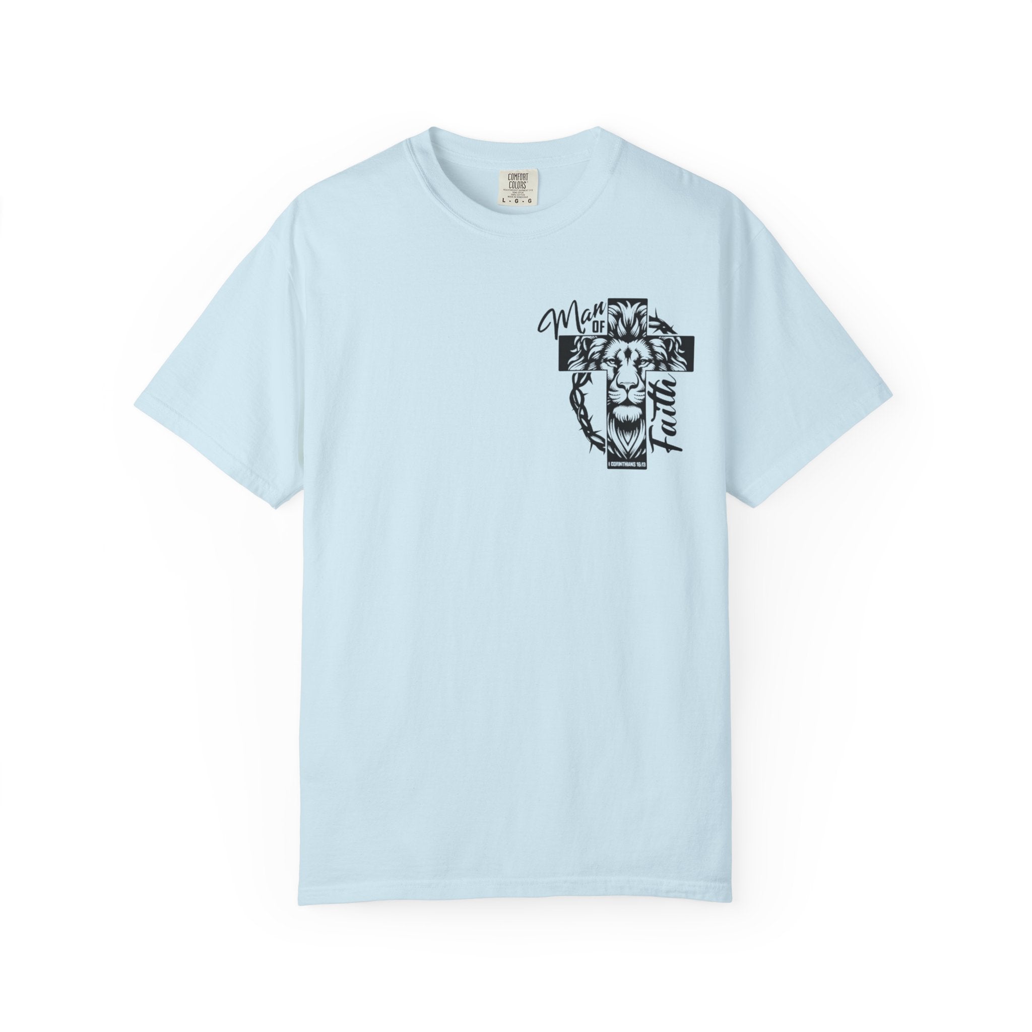 Man of Faith Lion Cross T-Shirt