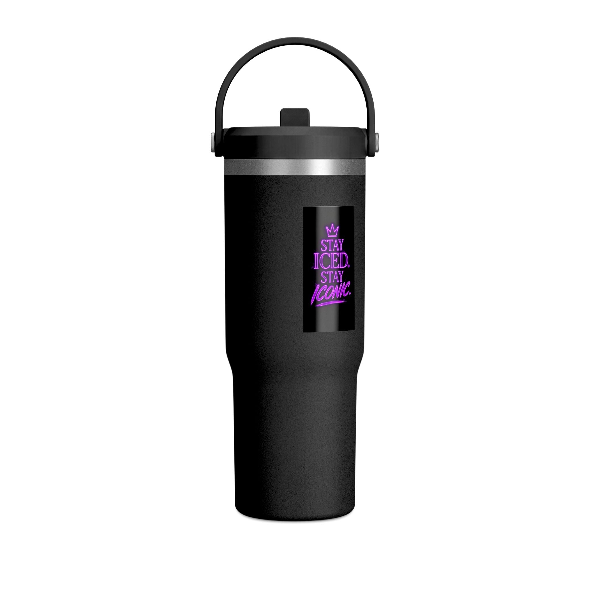 Nomad Tumbler 32oz — 'Iced & Iconic' Insulated Travel Tumbler