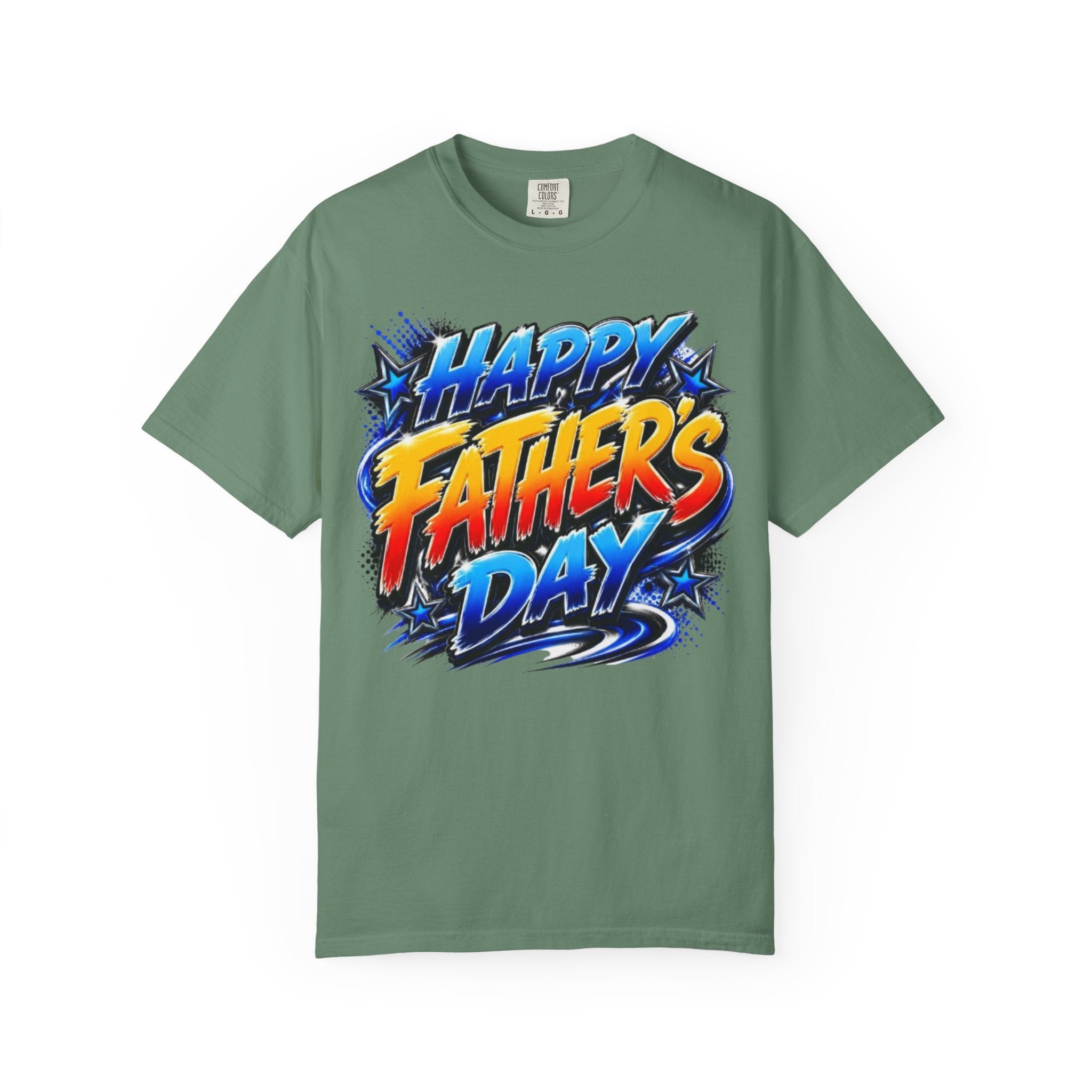 Father's Day Graphic T-Shirt — 'Happy Father's Day' Bold Retro Design